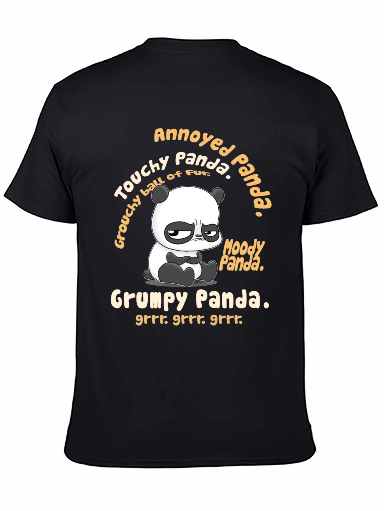 Grumpy Panda Graphic T-Shirt - Annoyed Panda Tee