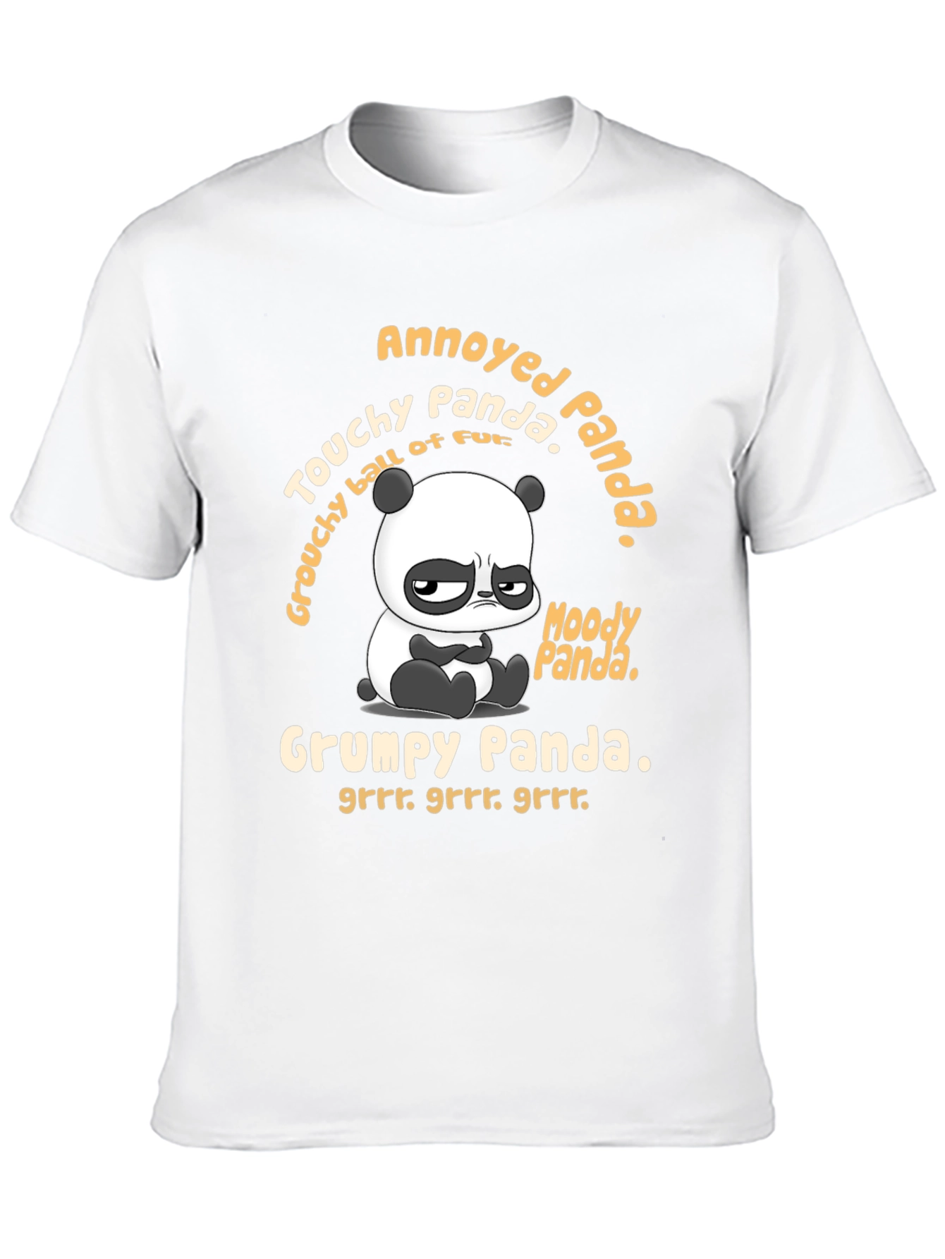Grumpy Panda Graphic T-Shirt - Annoyed Panda Tee