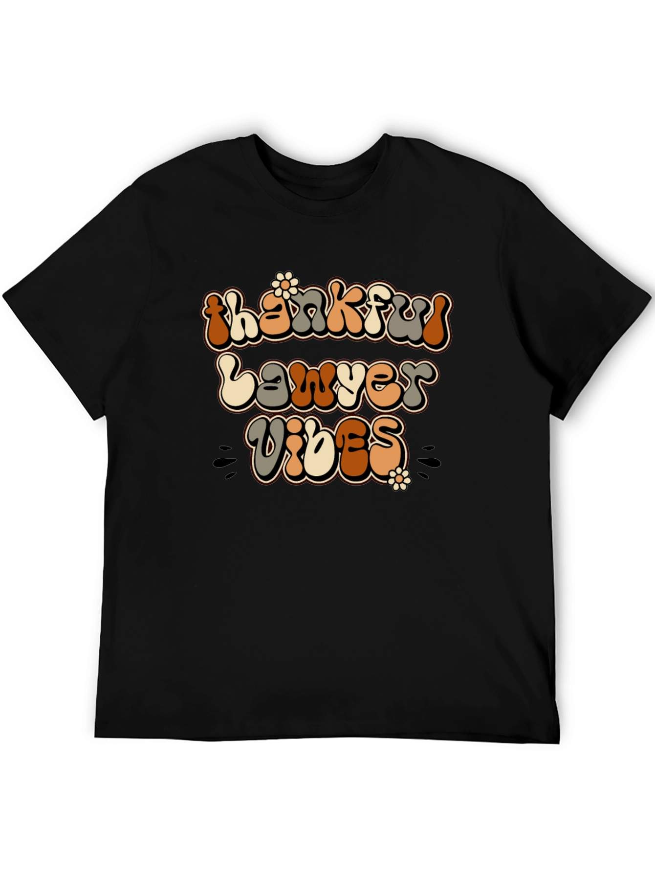 Thankful Lawyer Vibes Retro T-Shirt
