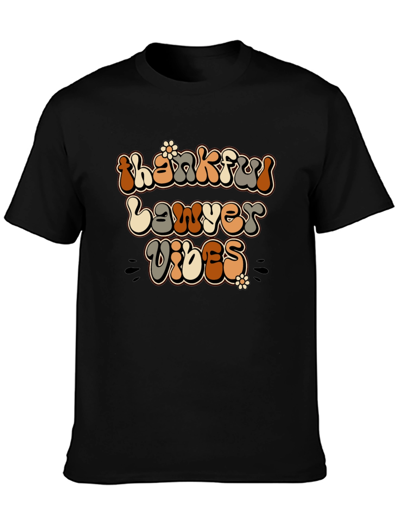 Thankful Lawyer Vibes Retro T-Shirt