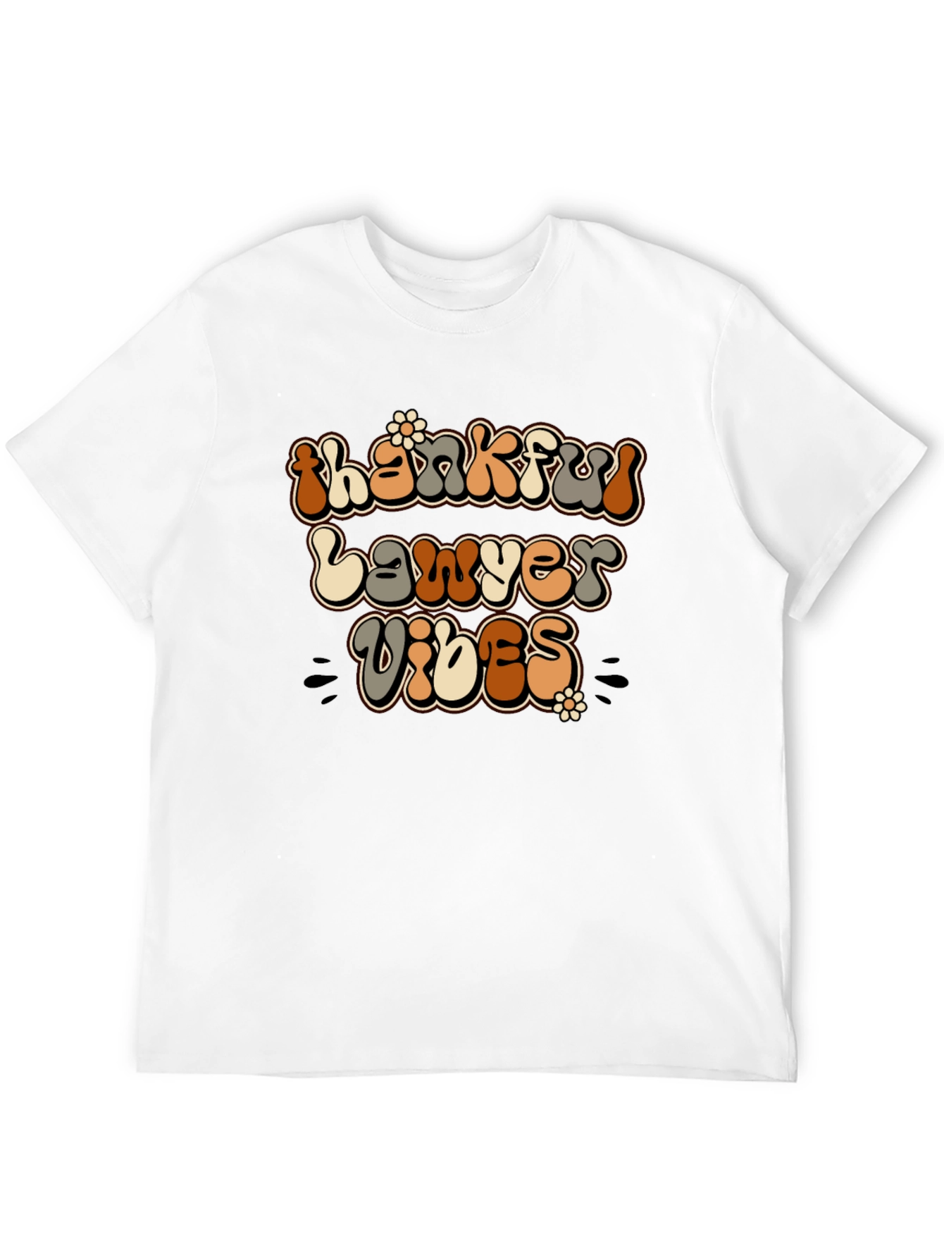 Thankful Lawyer Vibes Retro T-Shirt