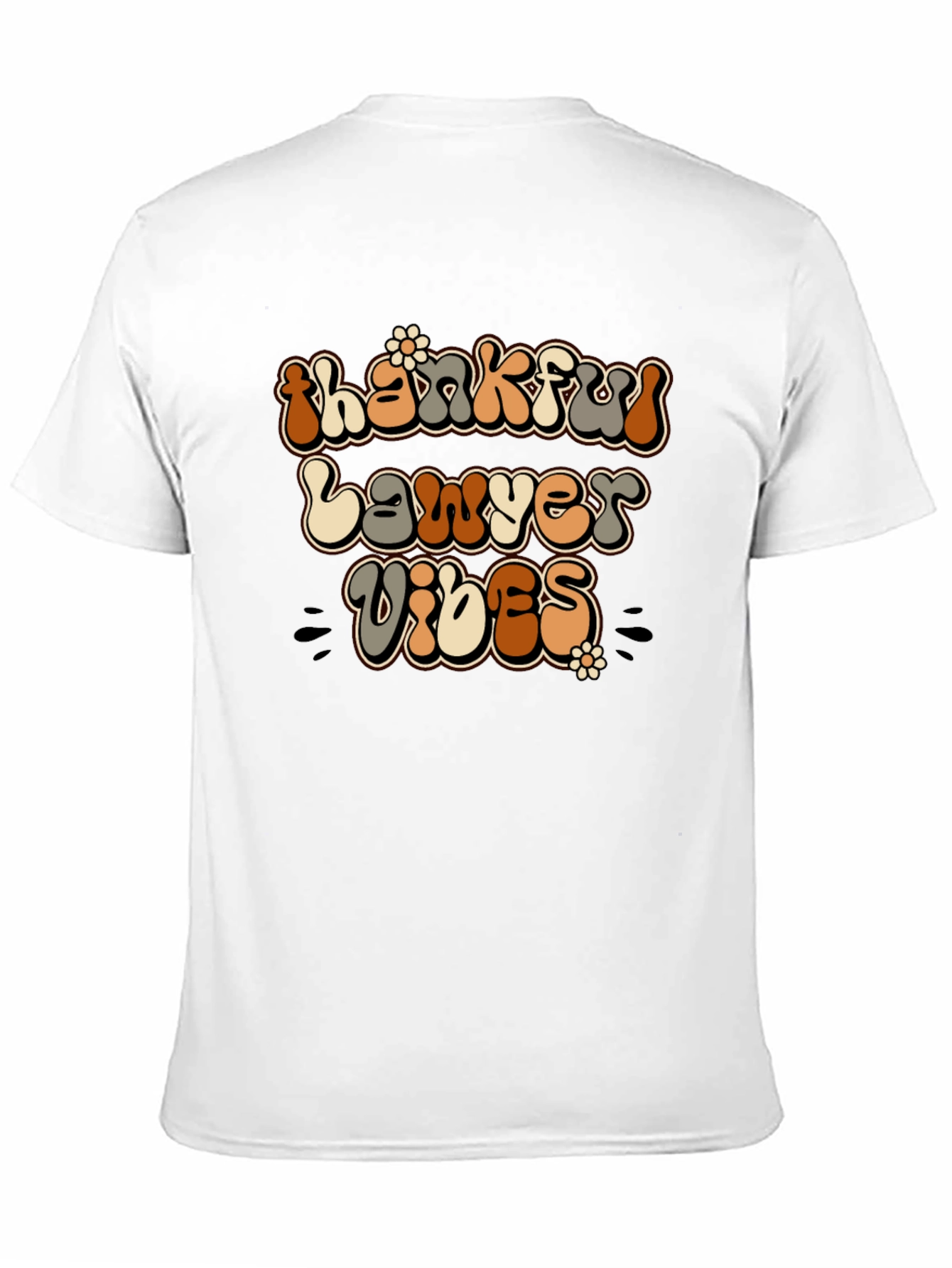 Thankful Lawyer Vibes Retro T-Shirt