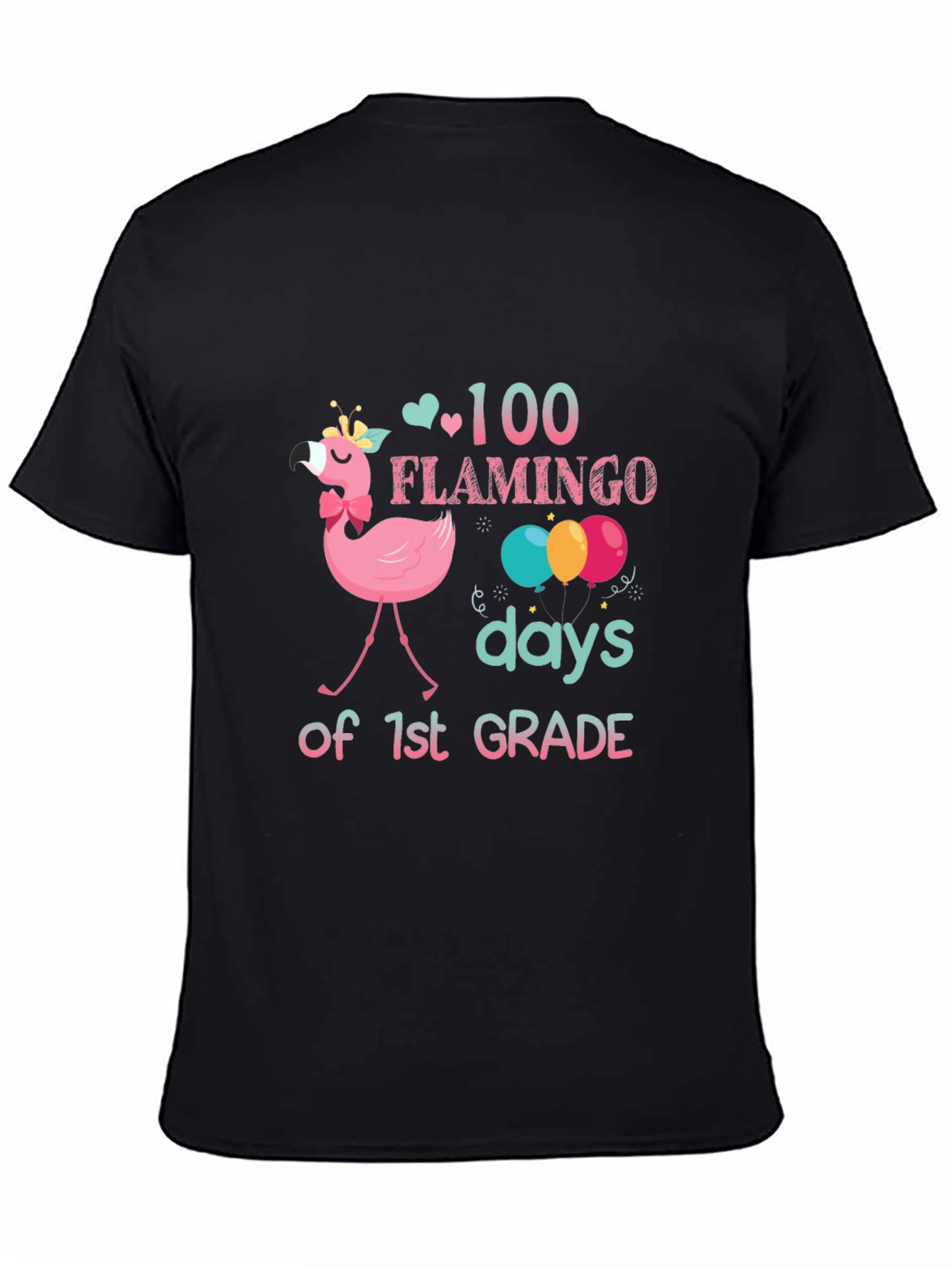 100 Days of 1st Grade Flamingo T-Shirt