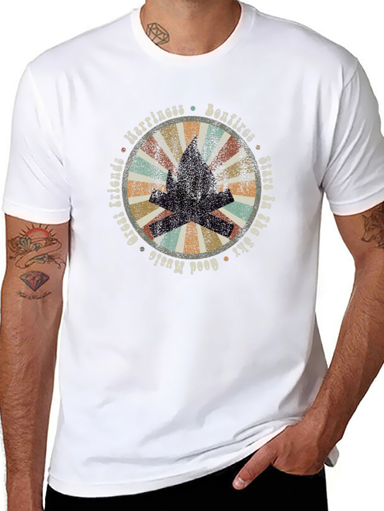 Bonfire Happiness Graphic Tee