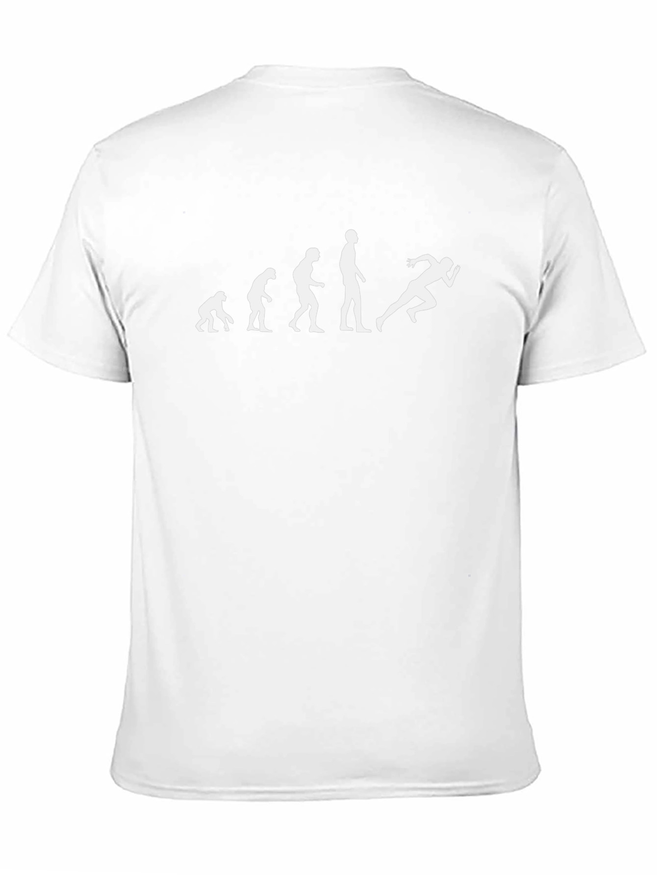 Evolution of Running Black T-Shirt