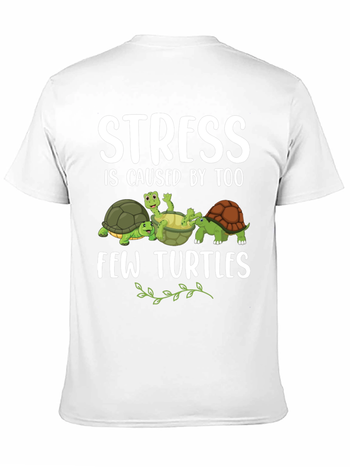 Stress Too Few Turtles Graphic T-Shirt