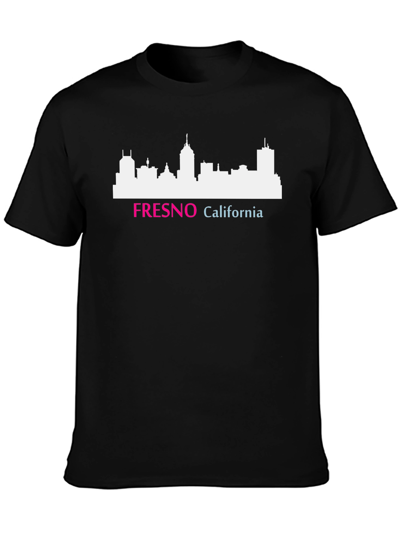 Fresno California Skyline Graphic T-Shirt