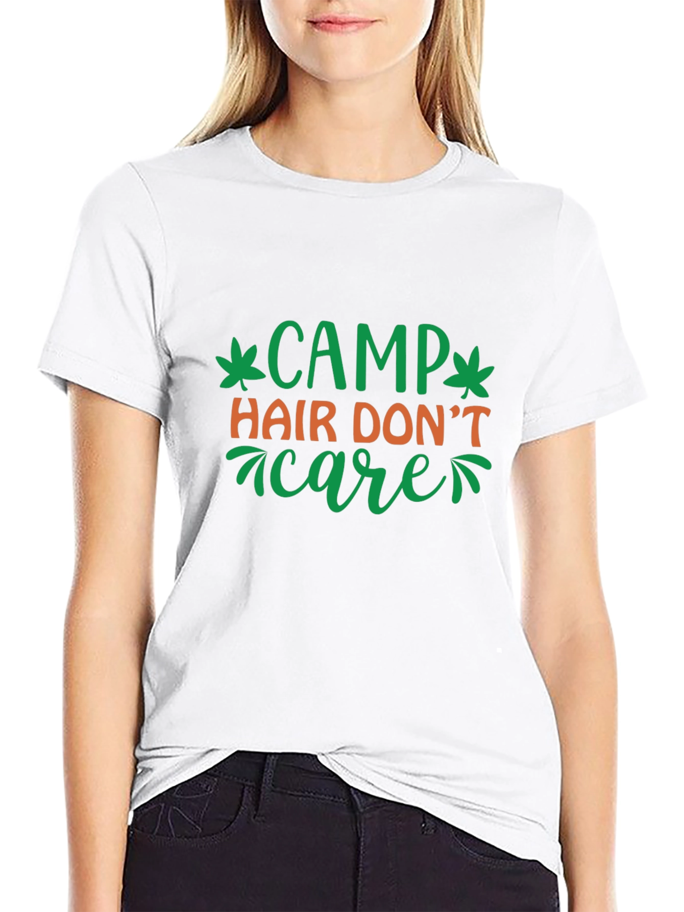 Camp Hair Dont Care Graphic T-Shirt