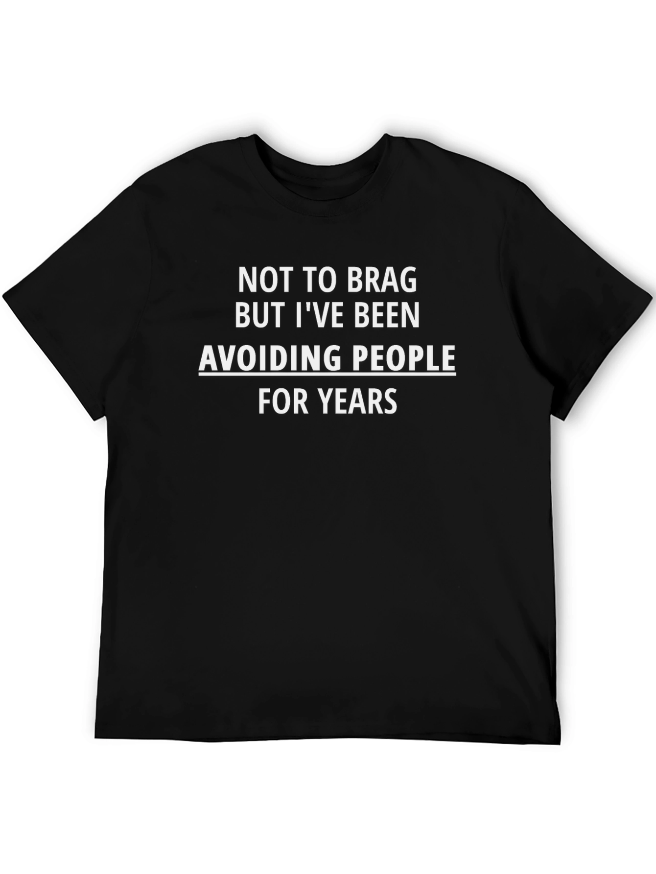 Introvert Humor T-Shirt: Avoiding People Tee