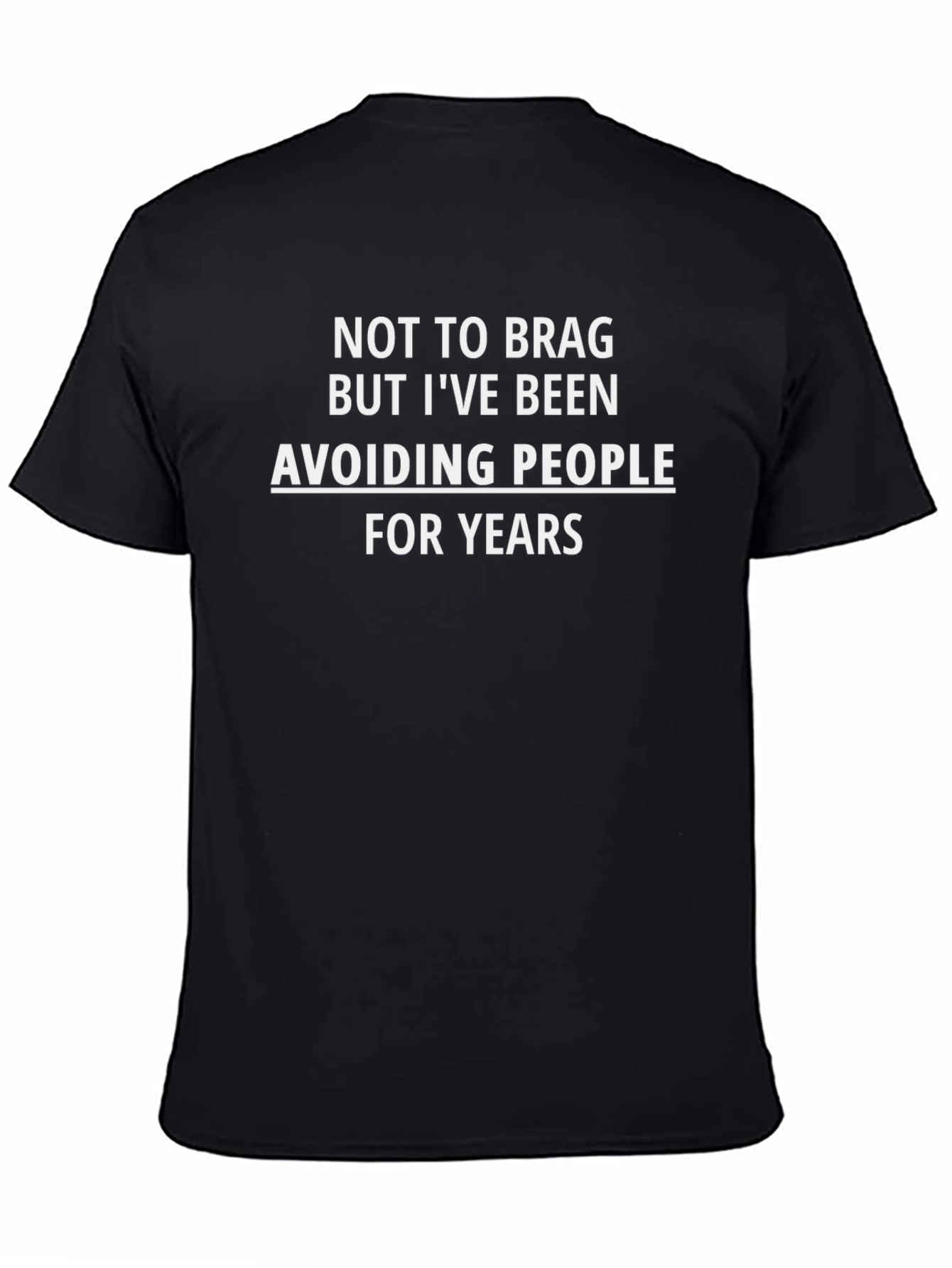 Introvert Humor T-Shirt: Avoiding People Tee