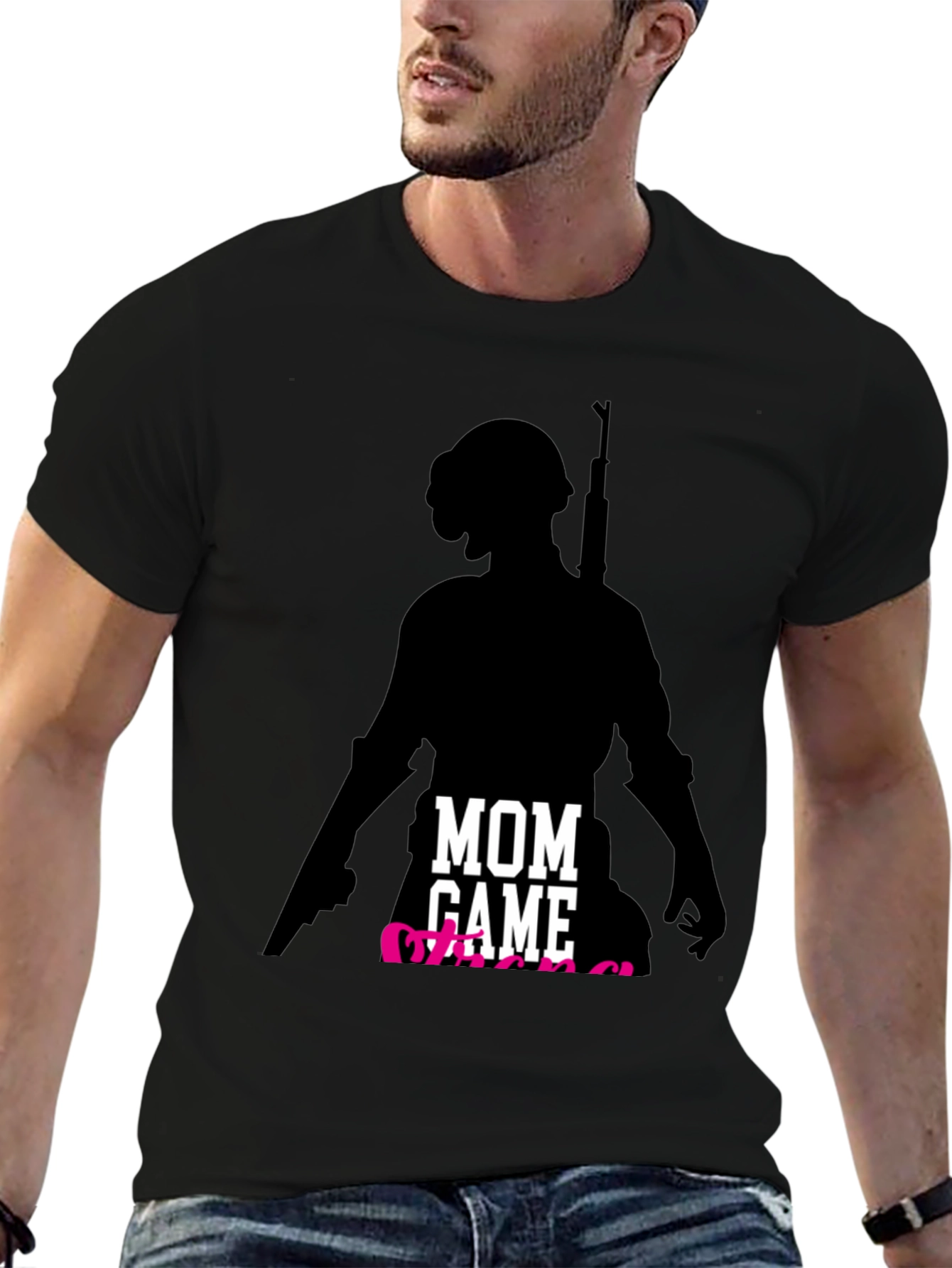 Mom Gamer T-Shirt - Player Silhouette