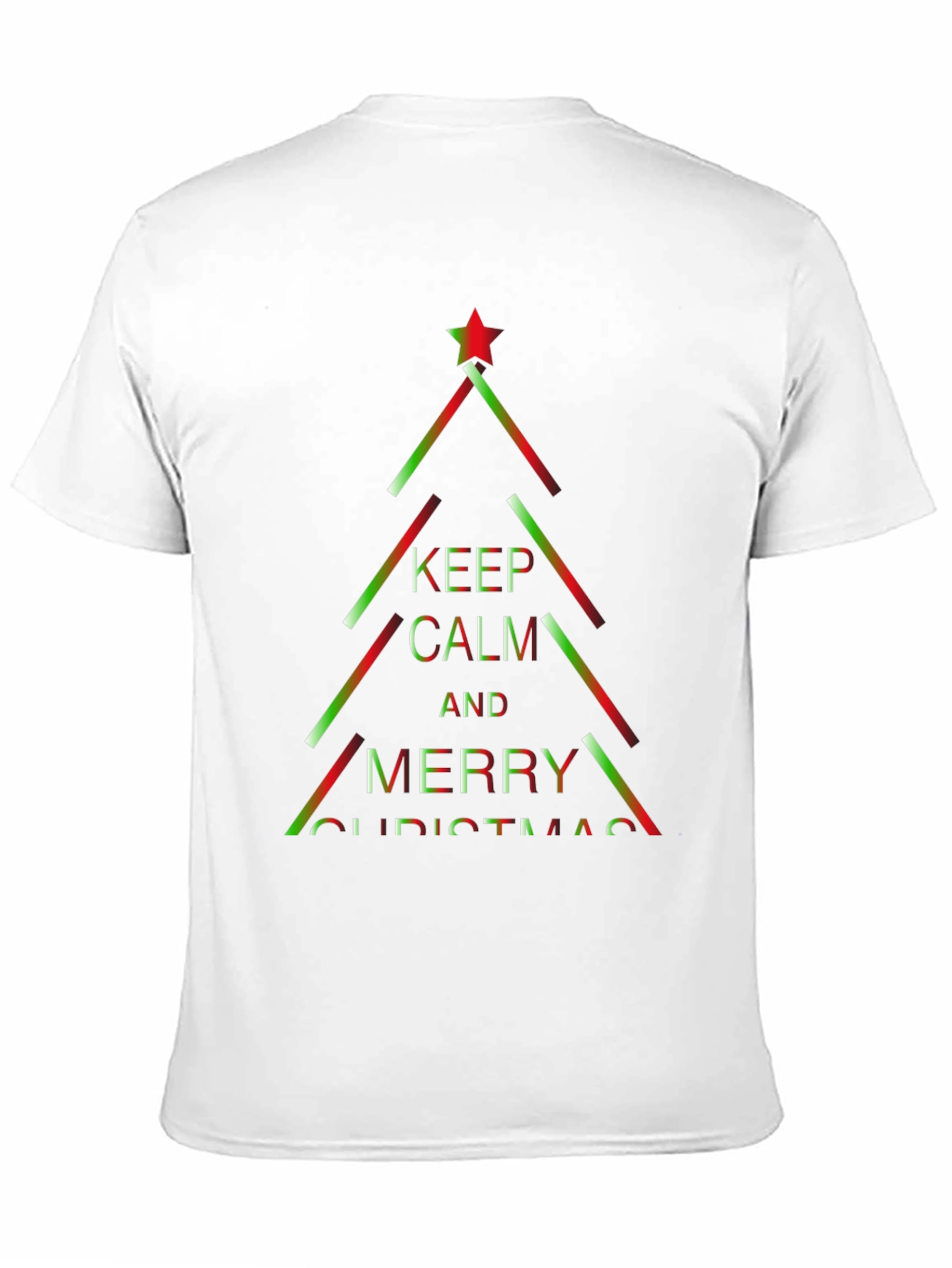 Festive Christmas Tree Graphic T-Shirt