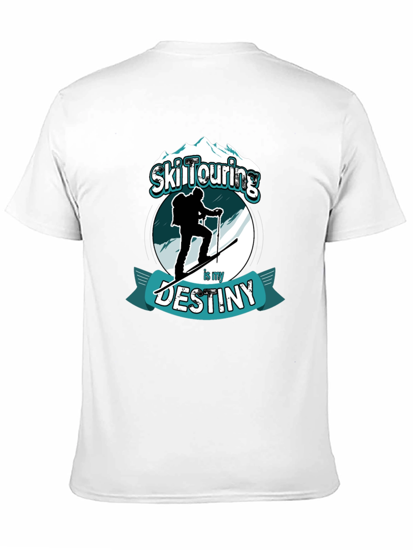 Ski Touring Destiny T-Shirt Black Graphic Tee