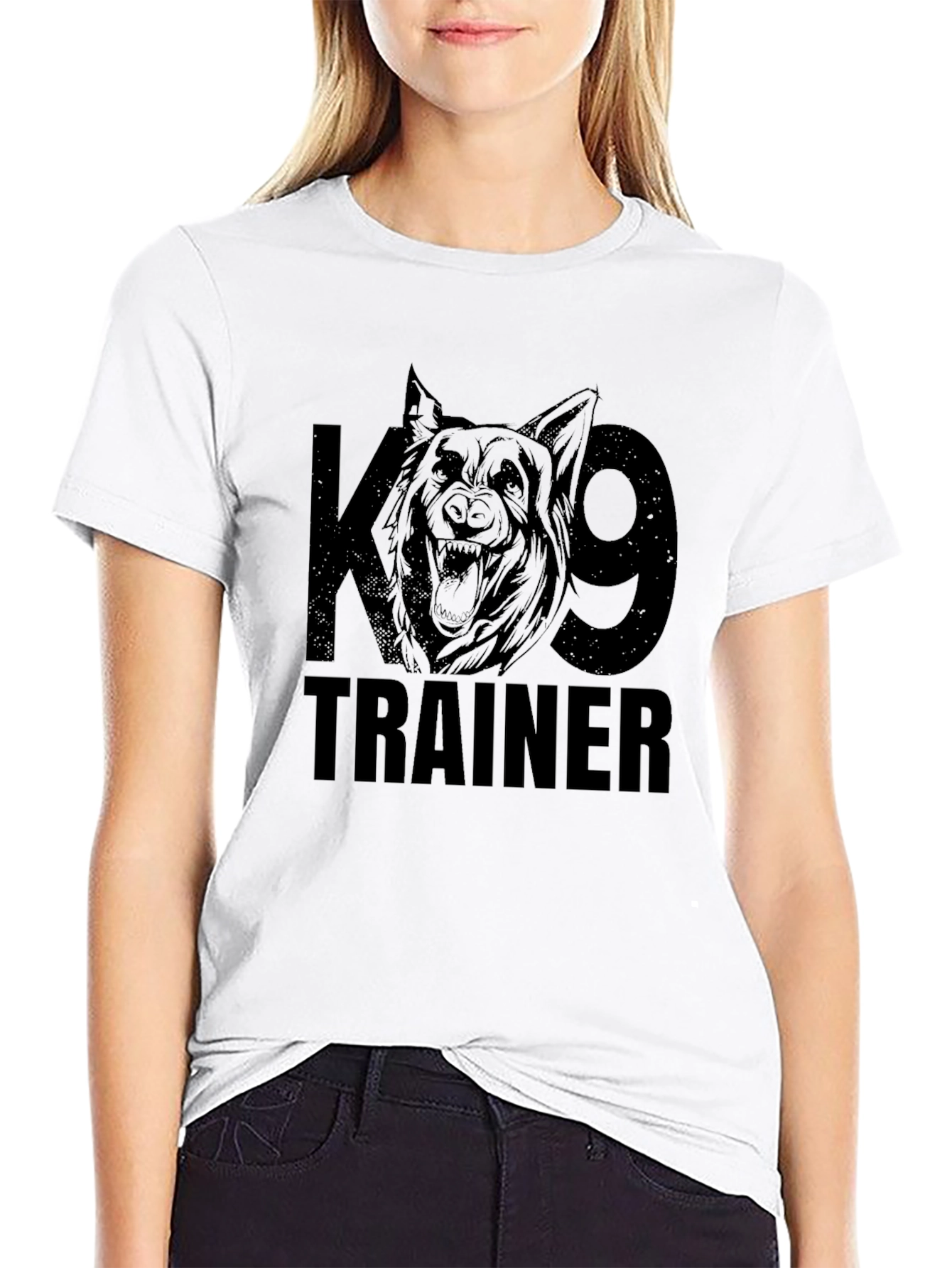 K9 Trainer Graphic Tee - Unisex Black T-Shirt