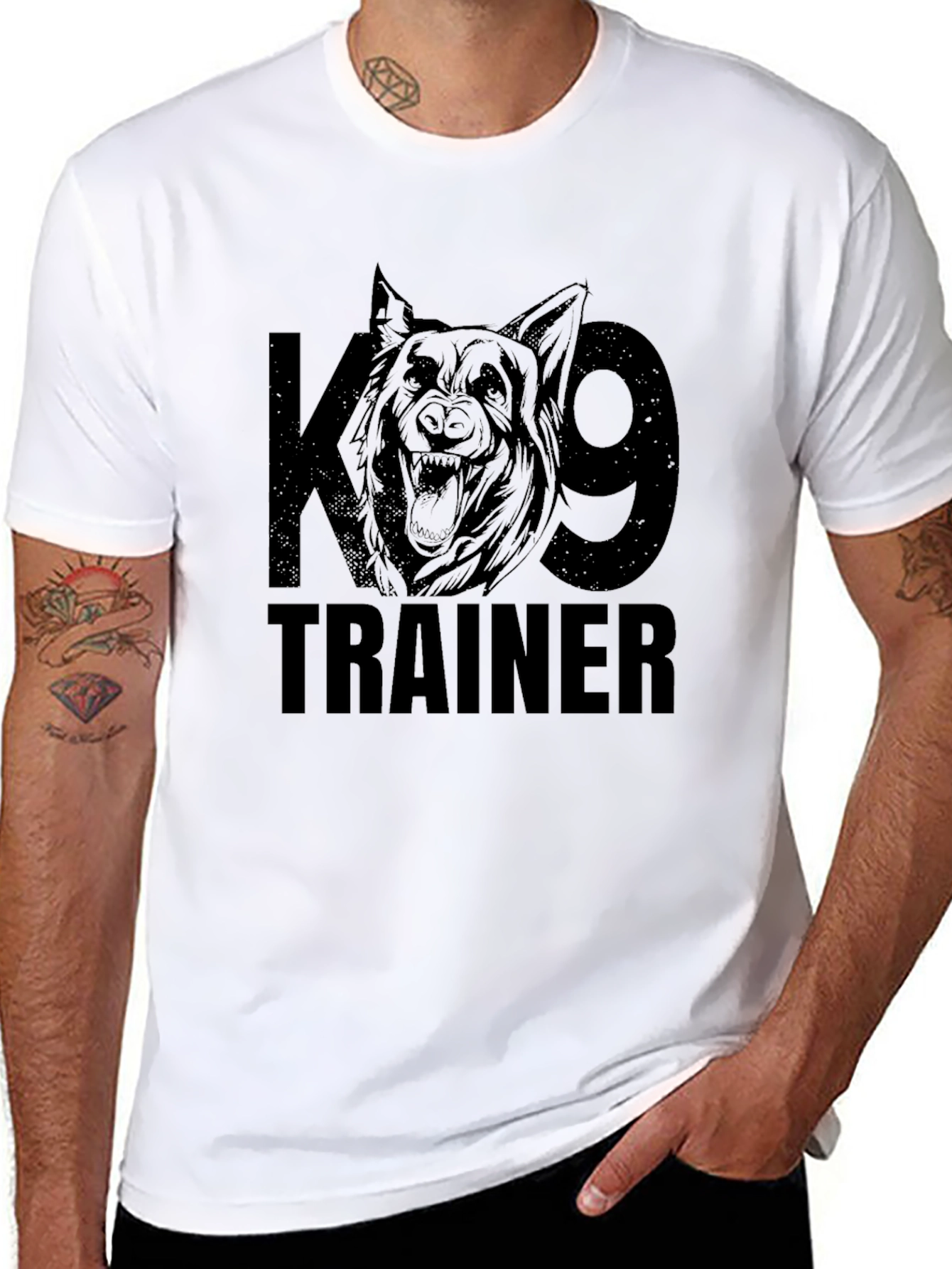 K9 Trainer Graphic Tee - Unisex Black T-Shirt