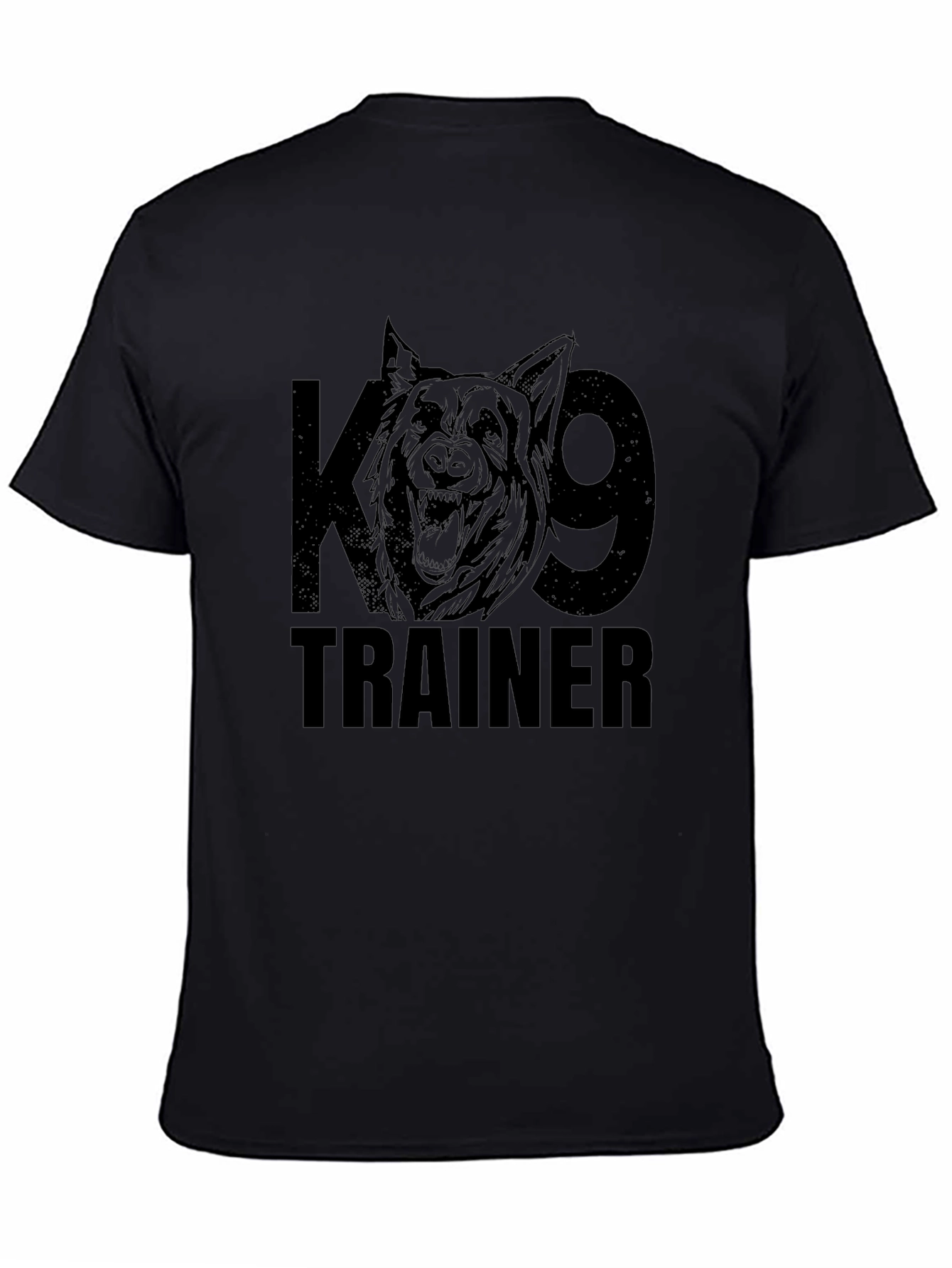 K9 Trainer Graphic Tee - Unisex Black T-Shirt