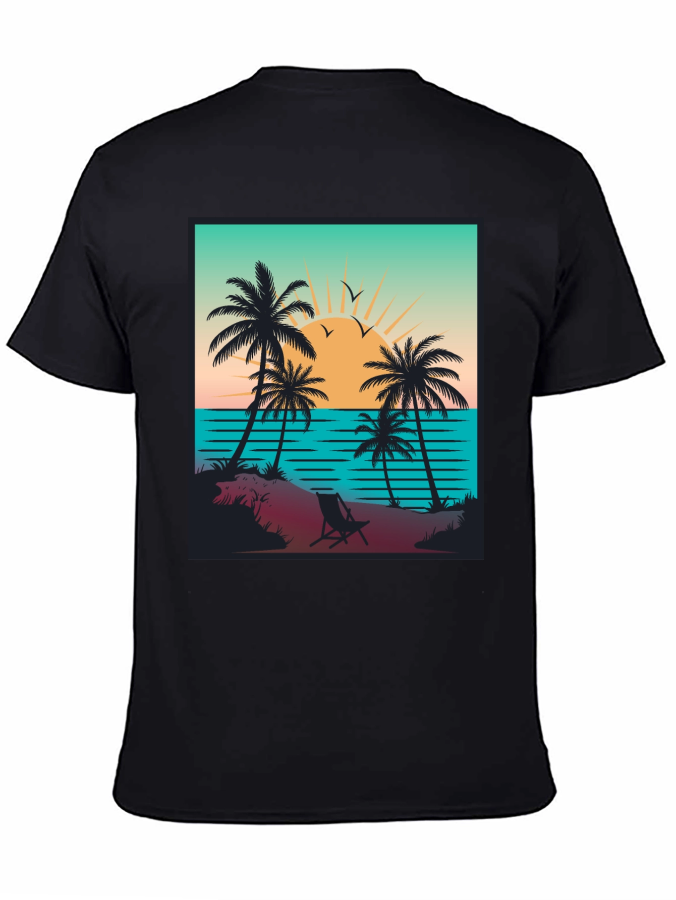 Sunset Beach Graphic Tee - Island Vibes