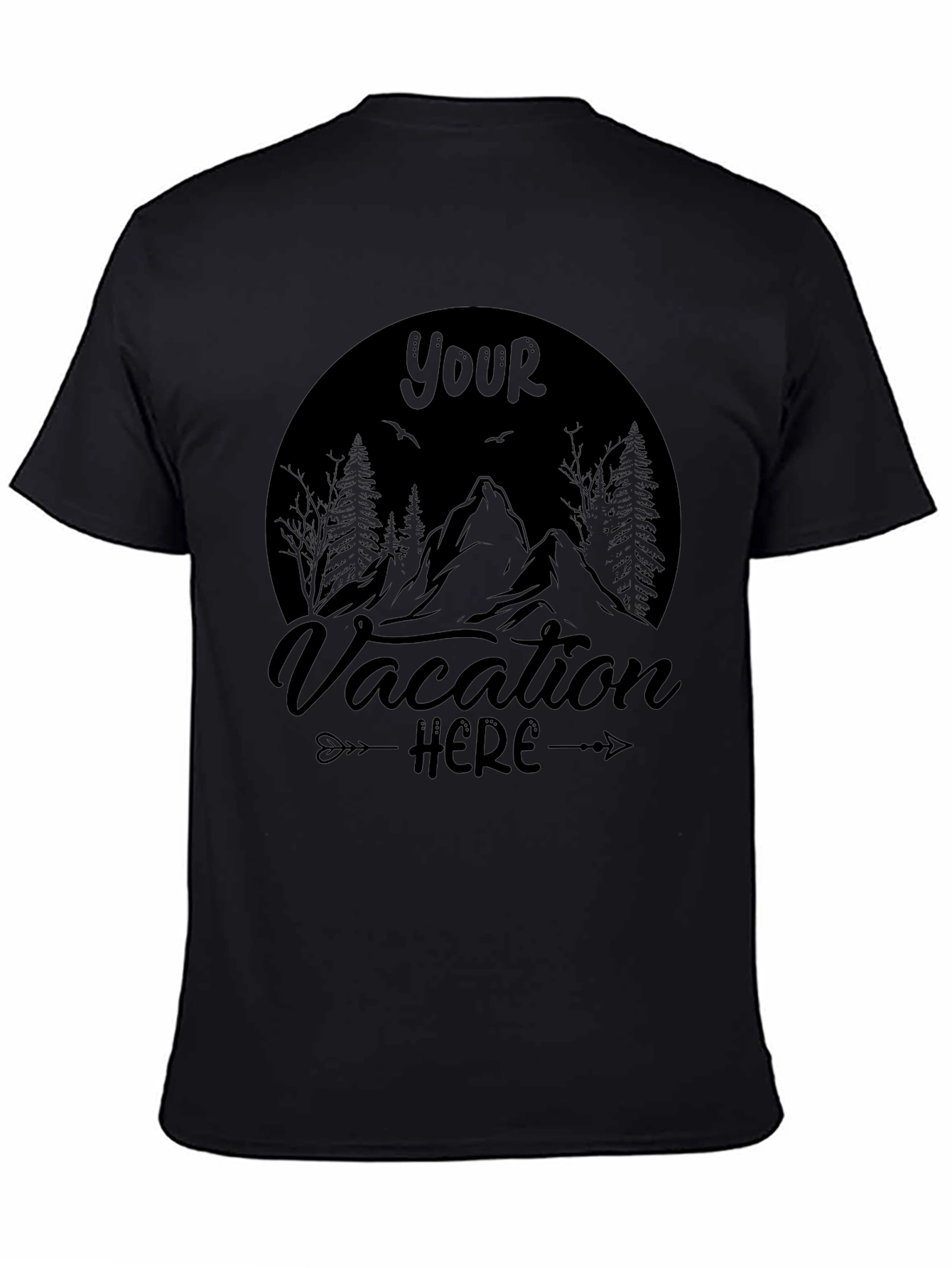 Vacation Here Graphic T-Shirt - Comfort & Style