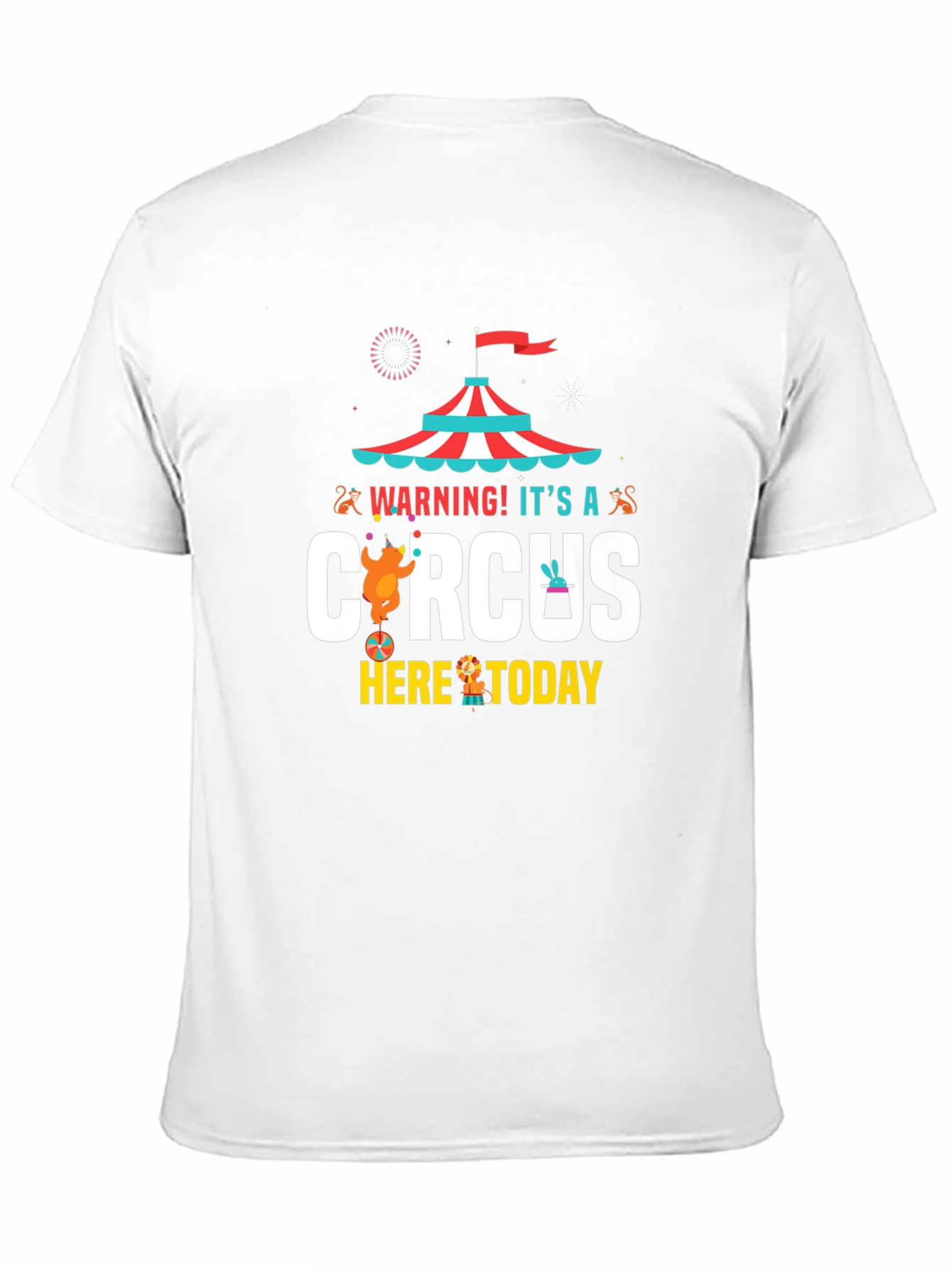 Circus Graphic Mens T-Shirt - Fun Design