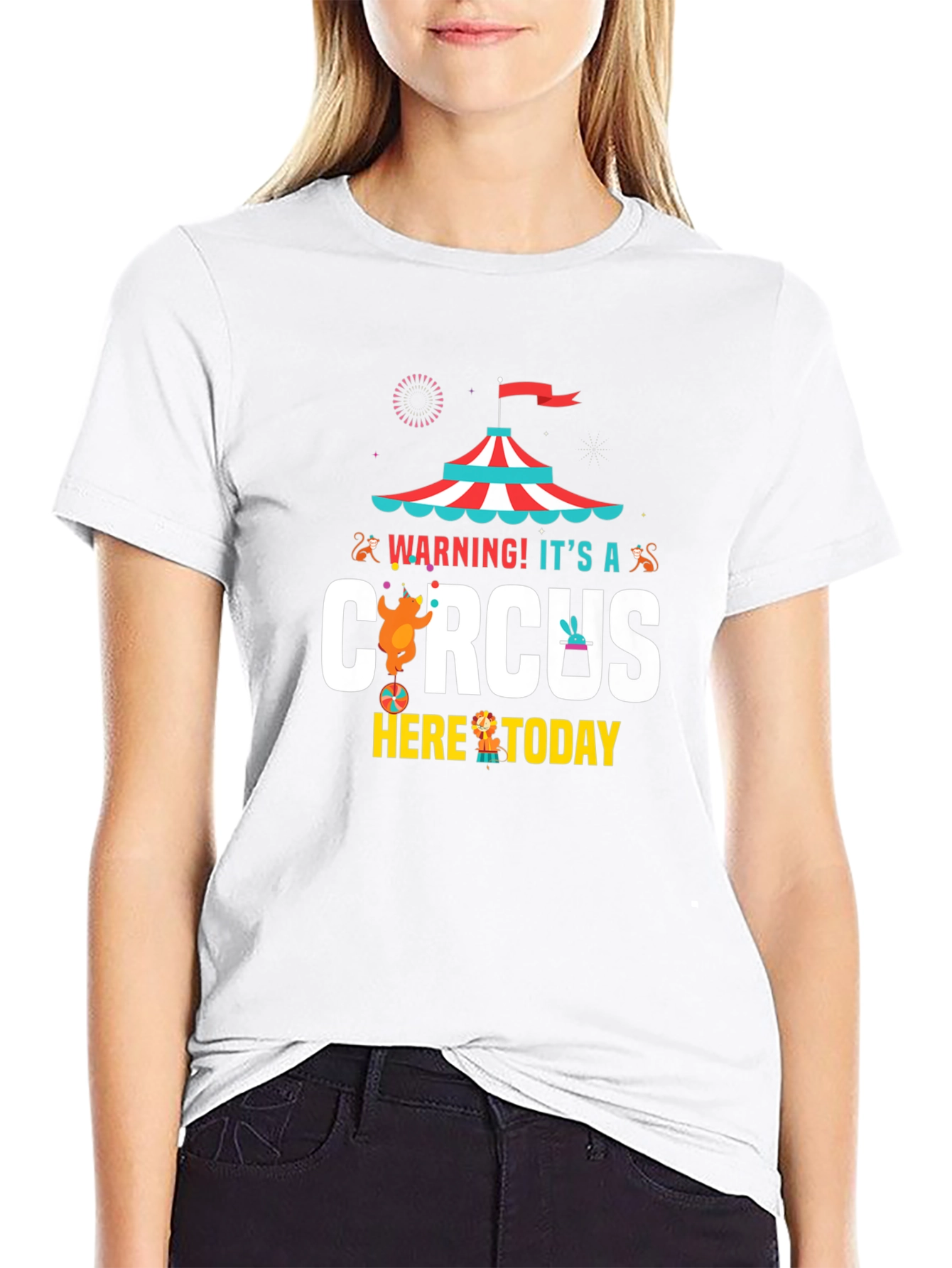 Circus Graphic Mens T-Shirt - Fun Design