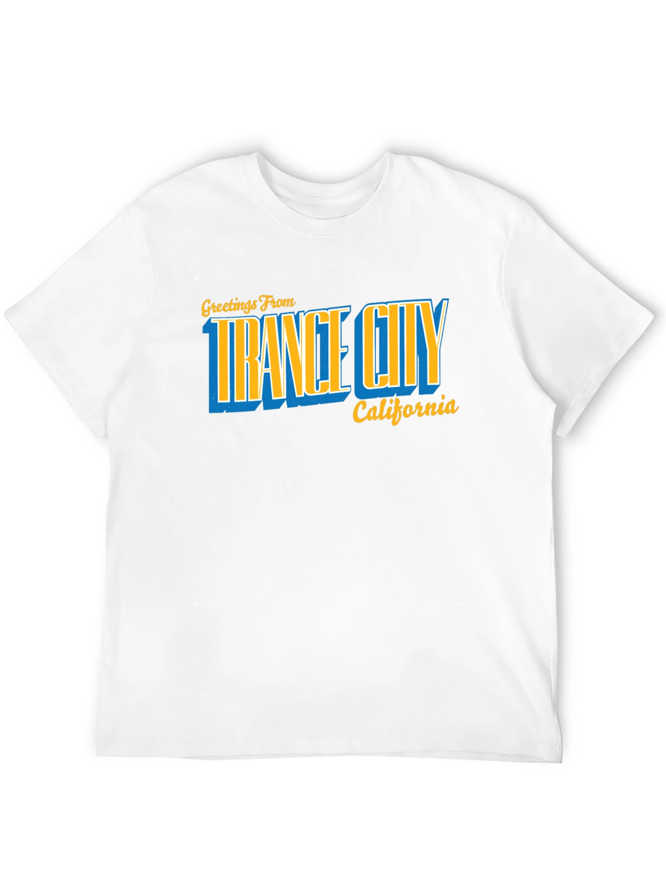 Trance City California T-Shirt - Retro Design