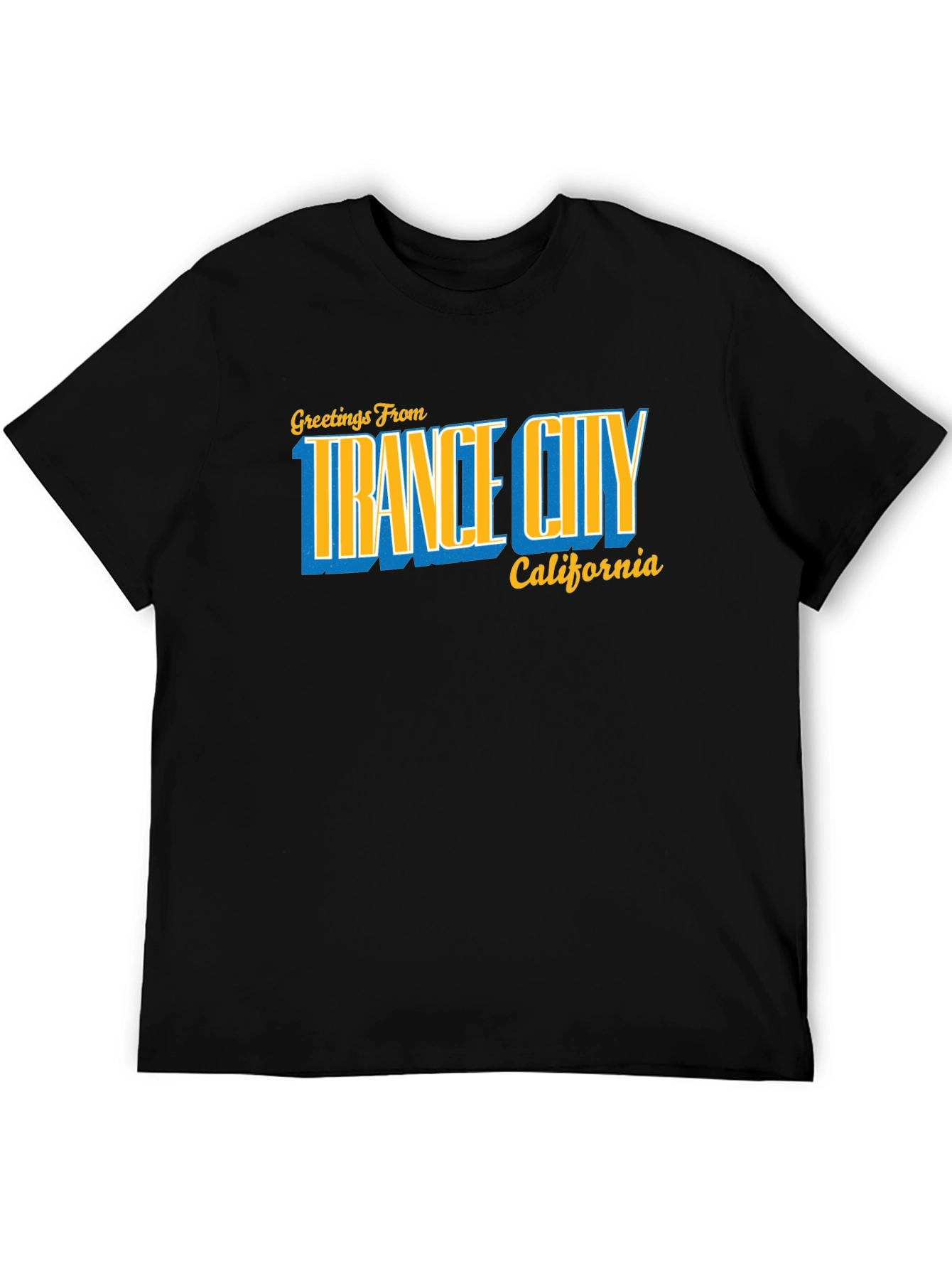 Trance City California T-Shirt - Retro Design