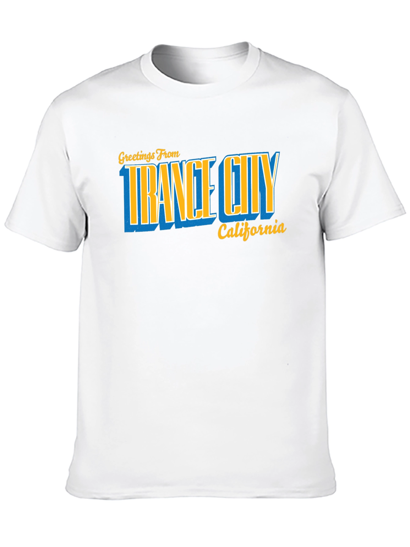 Trance City California T-Shirt - Retro Design