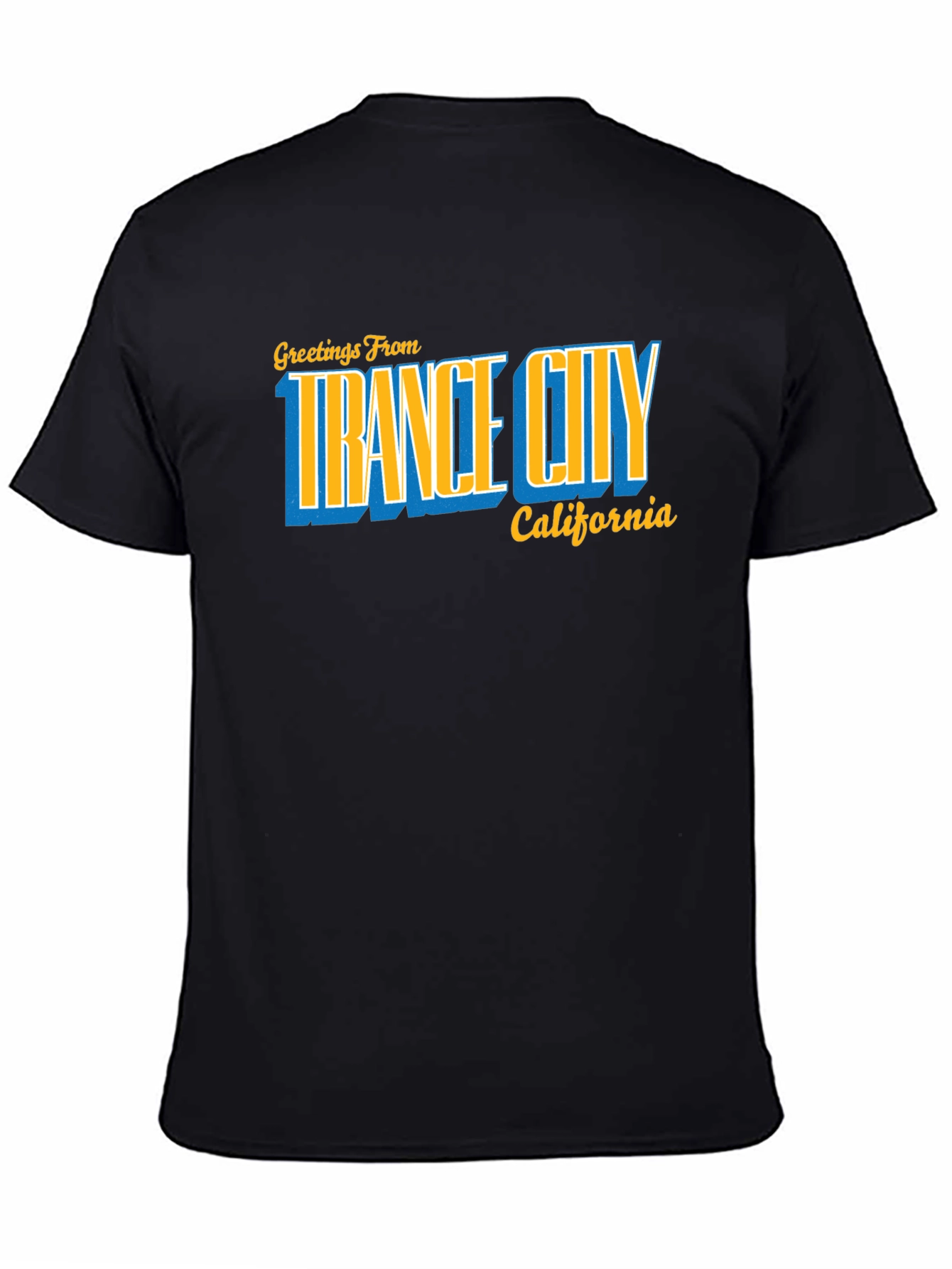 Trance City California T-Shirt - Retro Design