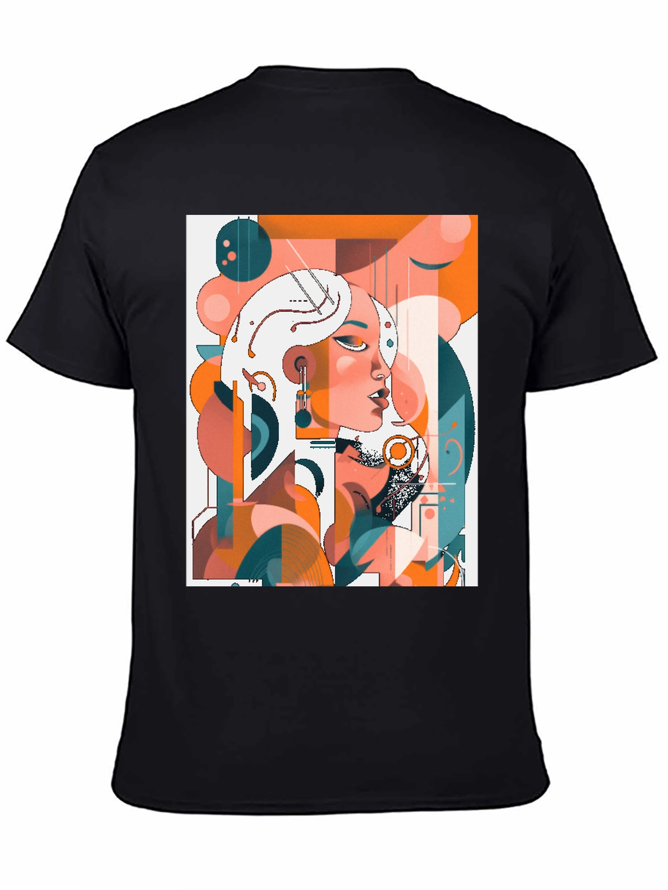 Abstract Art Graphic Tee - Modern Stylish Design
