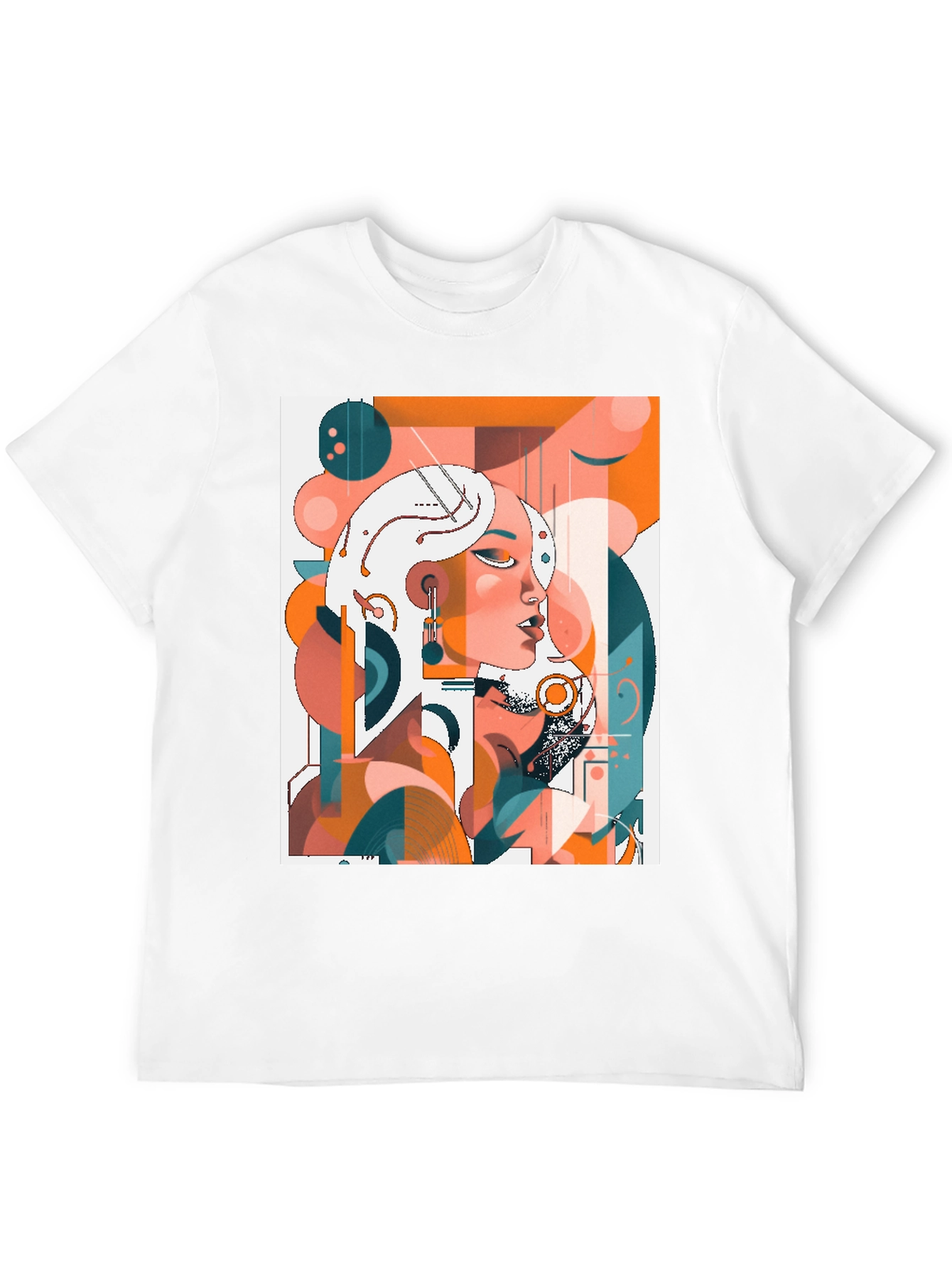 Abstract Art Graphic Tee - Modern Stylish Design