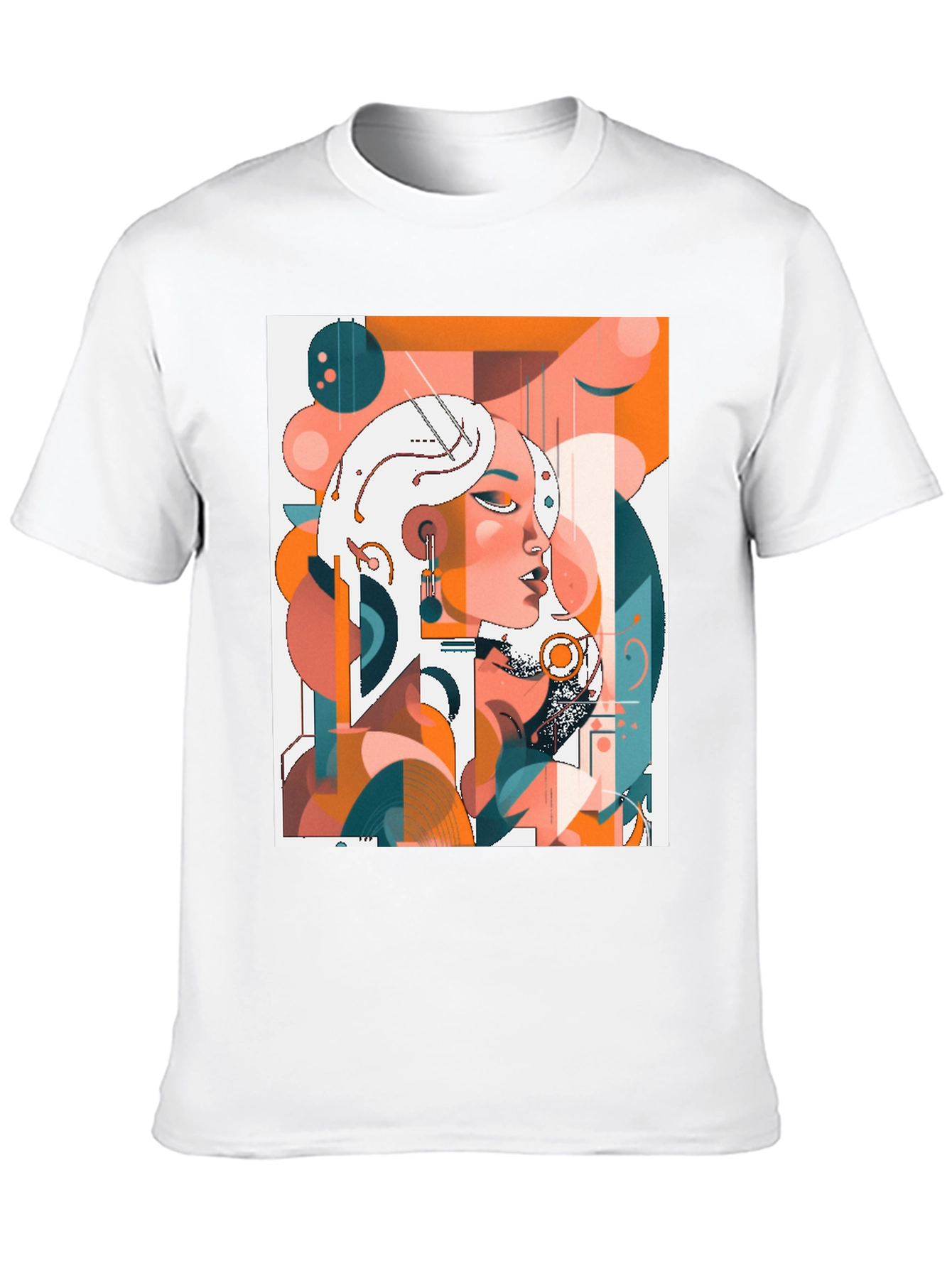 Abstract Art Graphic Tee - Modern Stylish Design