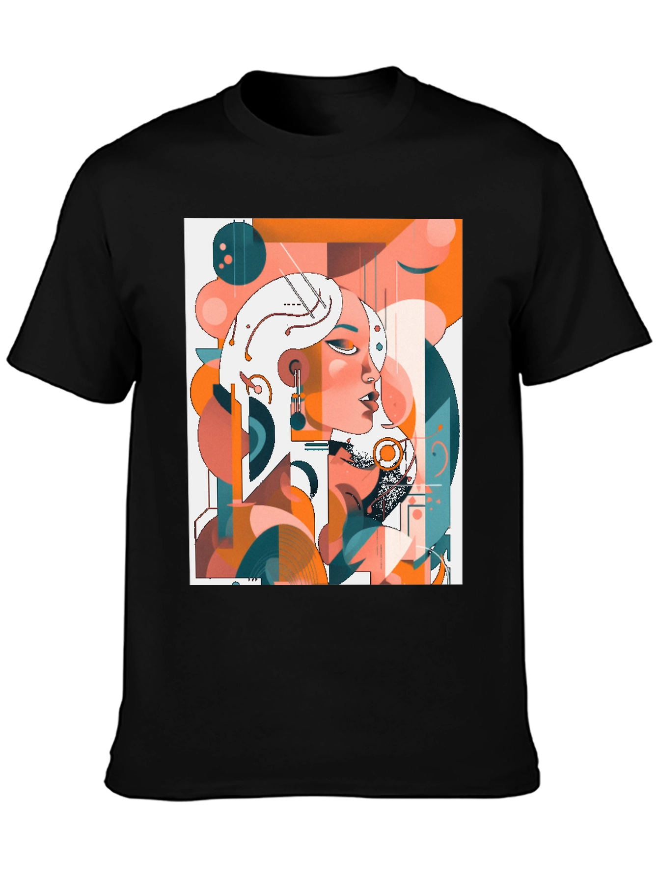 Abstract Art Graphic Tee - Modern Stylish Design