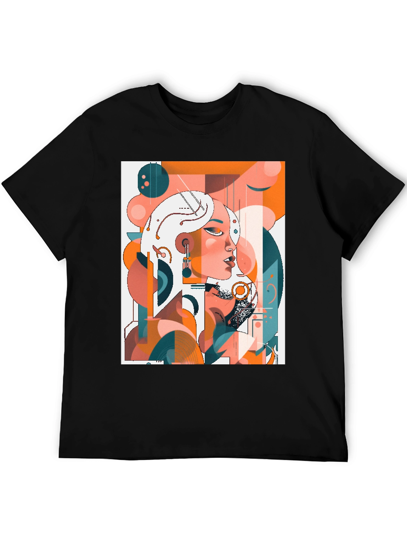 Abstract Art Graphic Tee - Modern Stylish Design