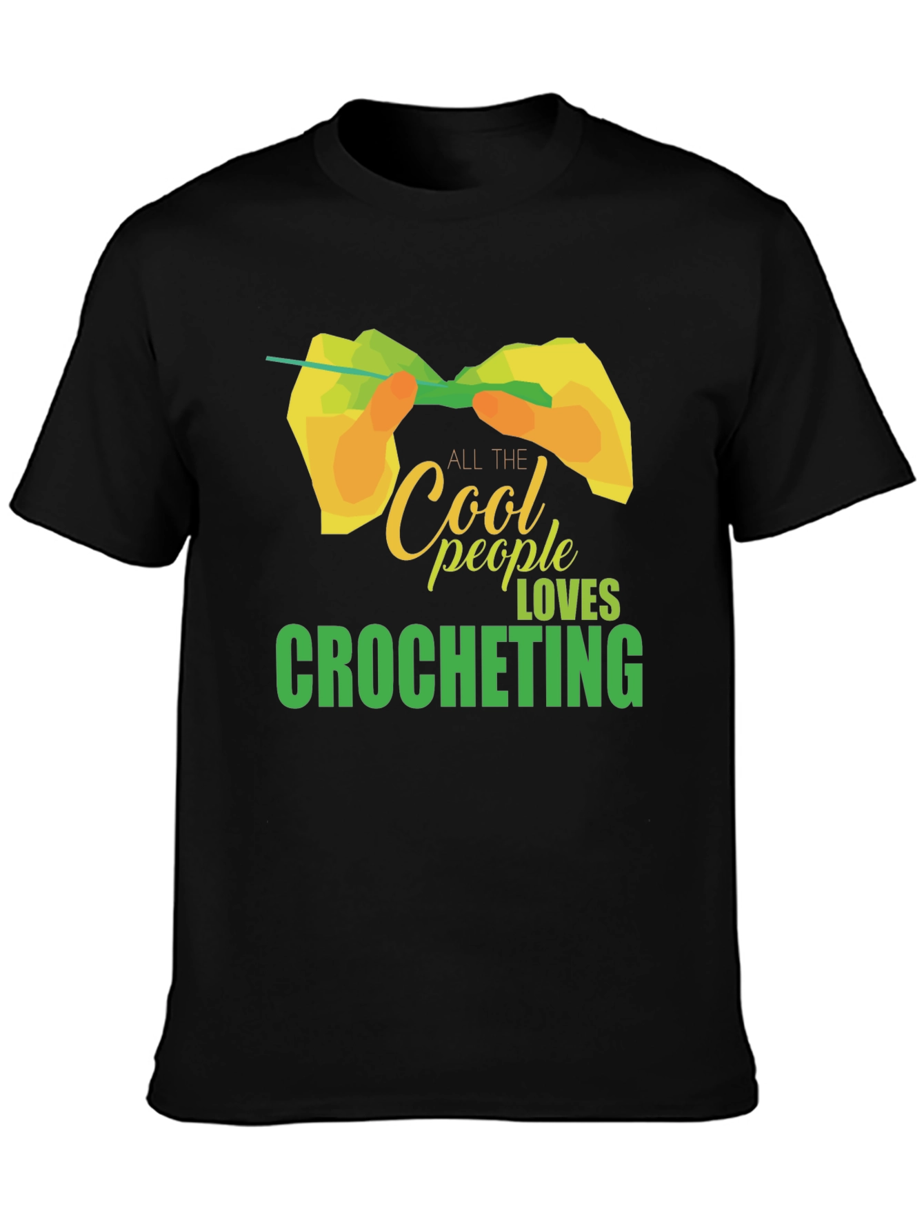 Cool People Love Crocheting T-Shirt
