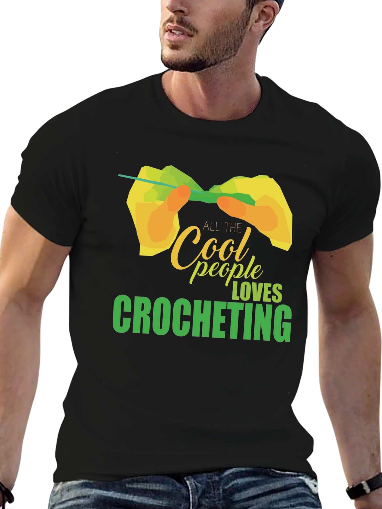 Cool People Love Crocheting T-Shirt