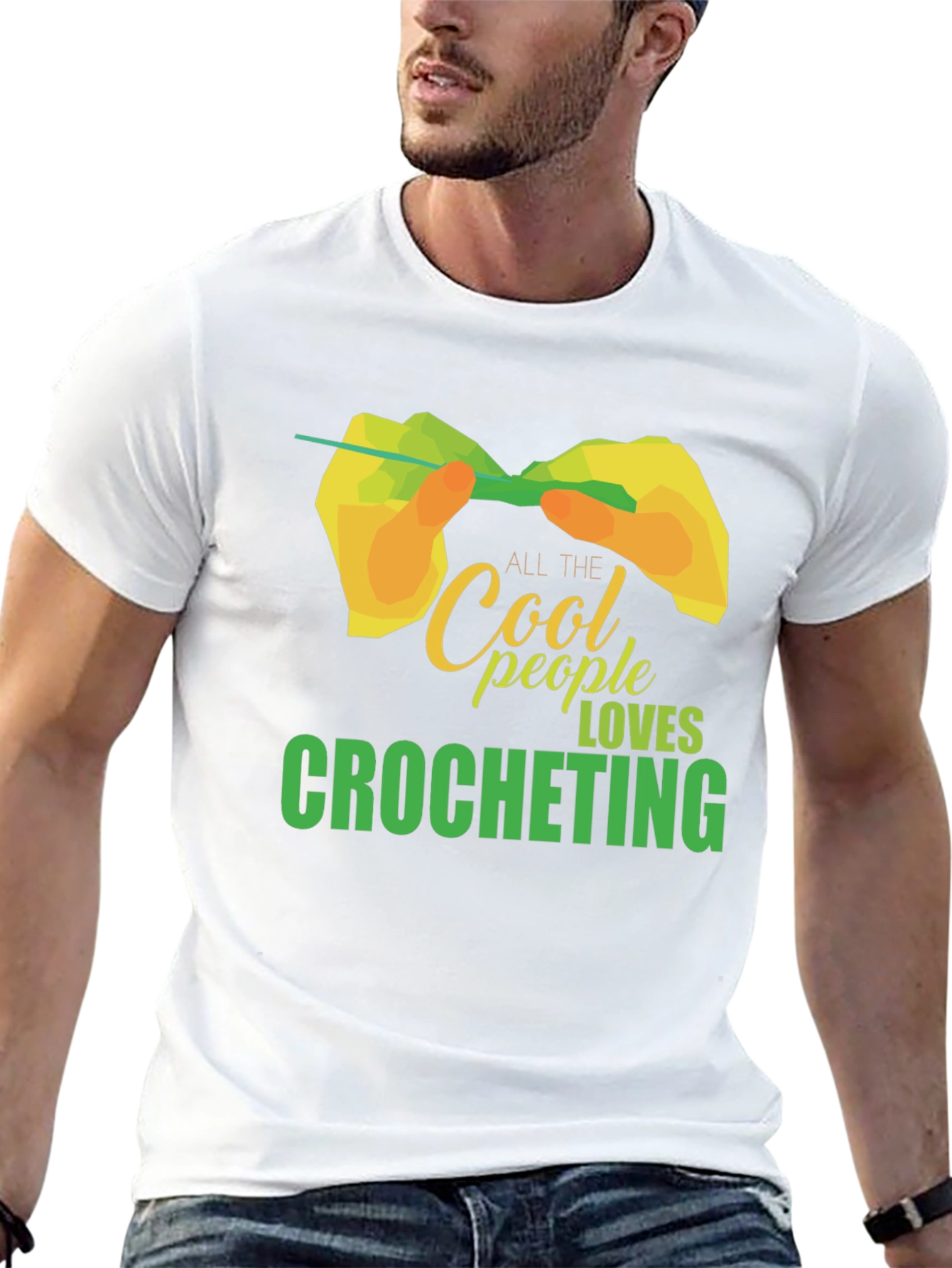 Cool People Love Crocheting T-Shirt