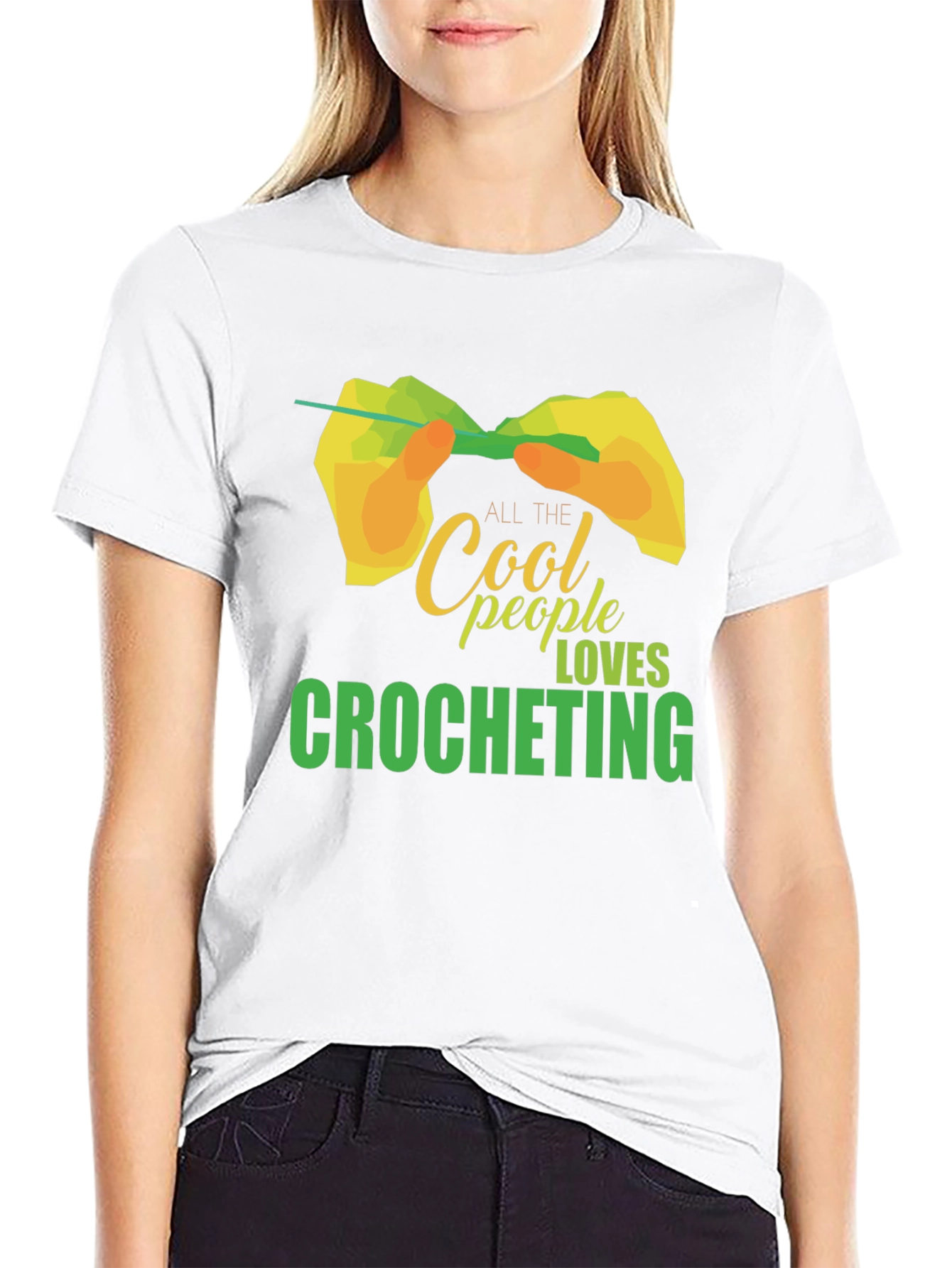 Cool People Love Crocheting T-Shirt