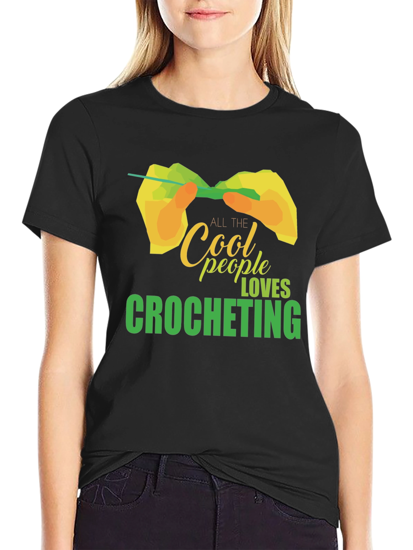 Cool People Love Crocheting T-Shirt