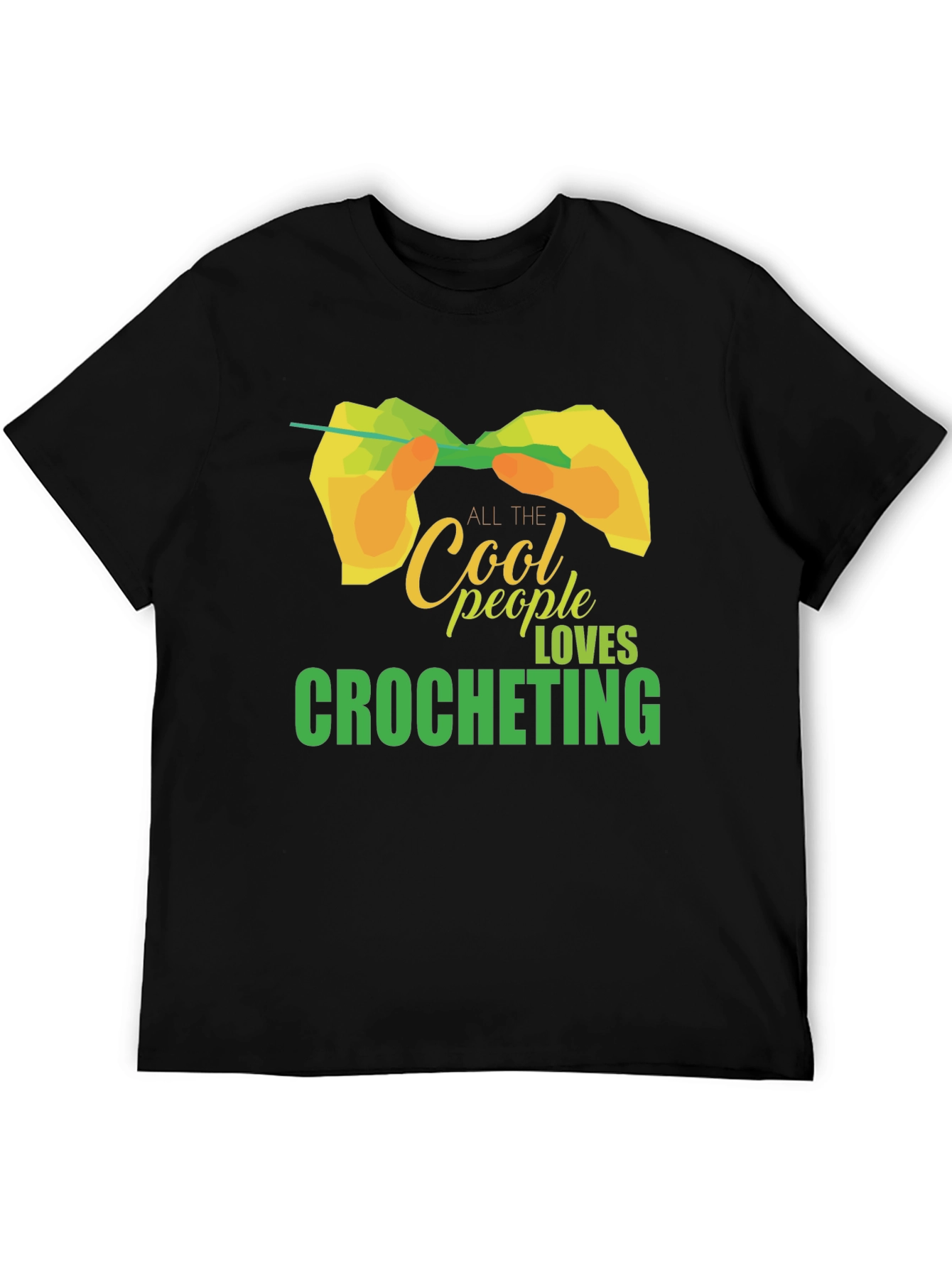 Cool People Love Crocheting T-Shirt