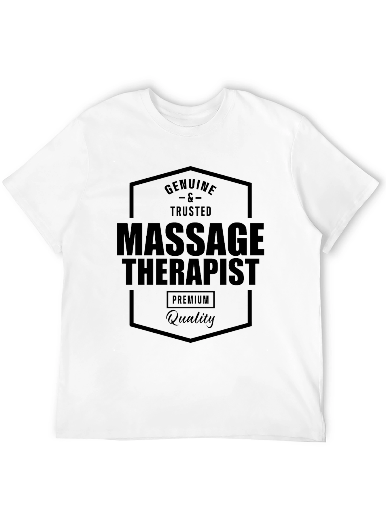 Massage Therapist Premium Quality Black T-Shirt