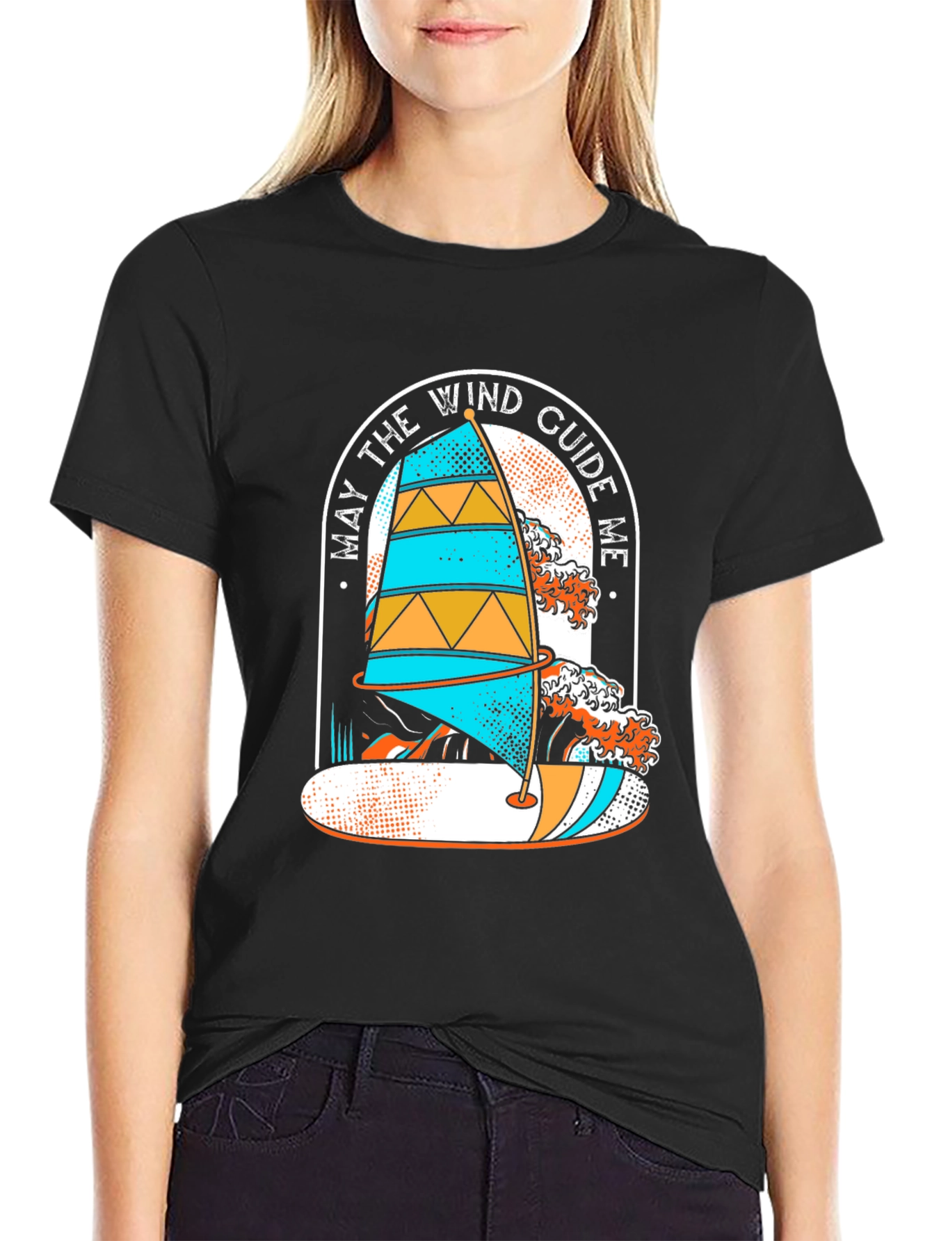 Wind Guide Me Graphic Tee - Surf Style