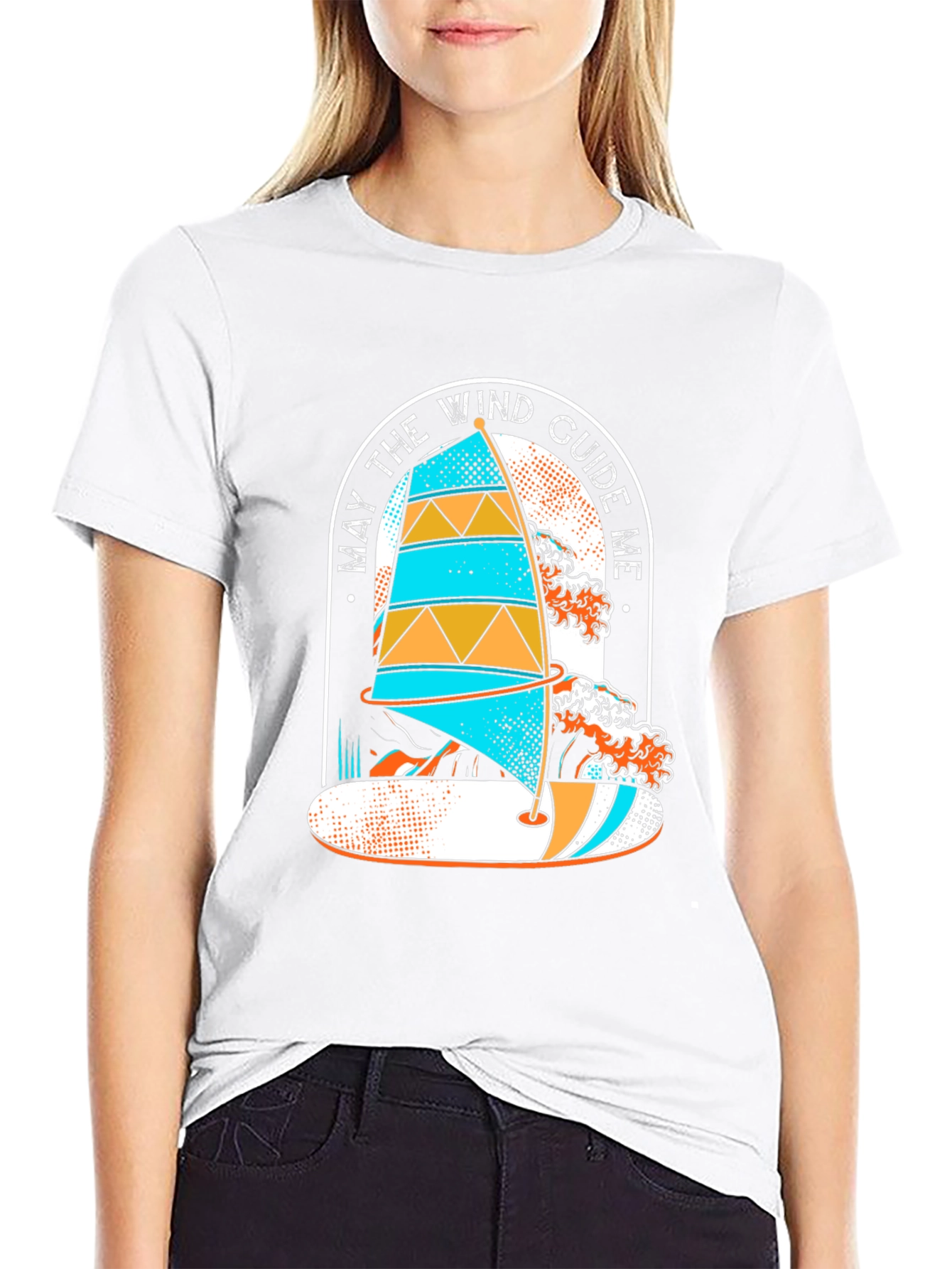 Wind Guide Me Graphic Tee - Surf Style
