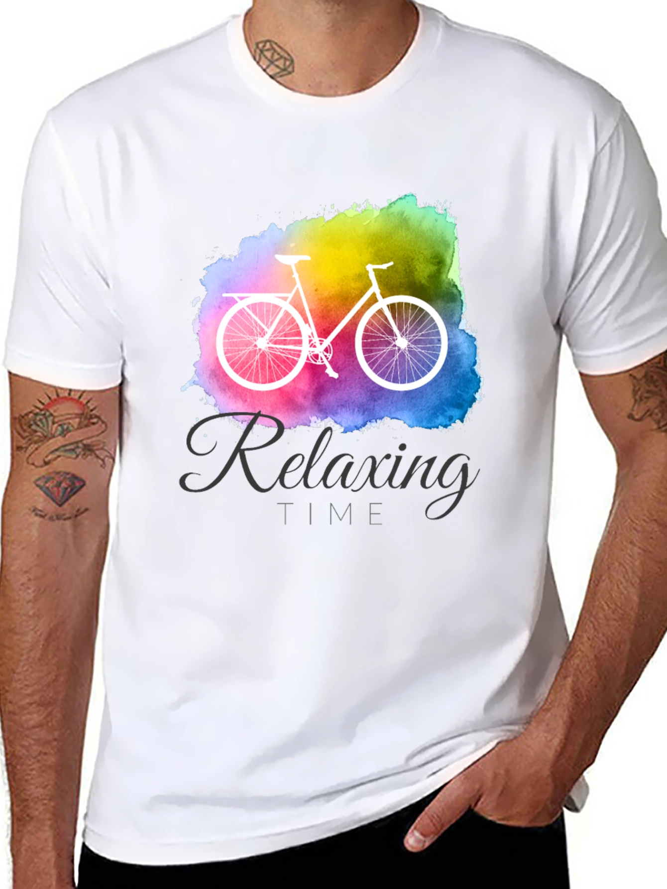 Relaxing Time Bike Graphic Tee
