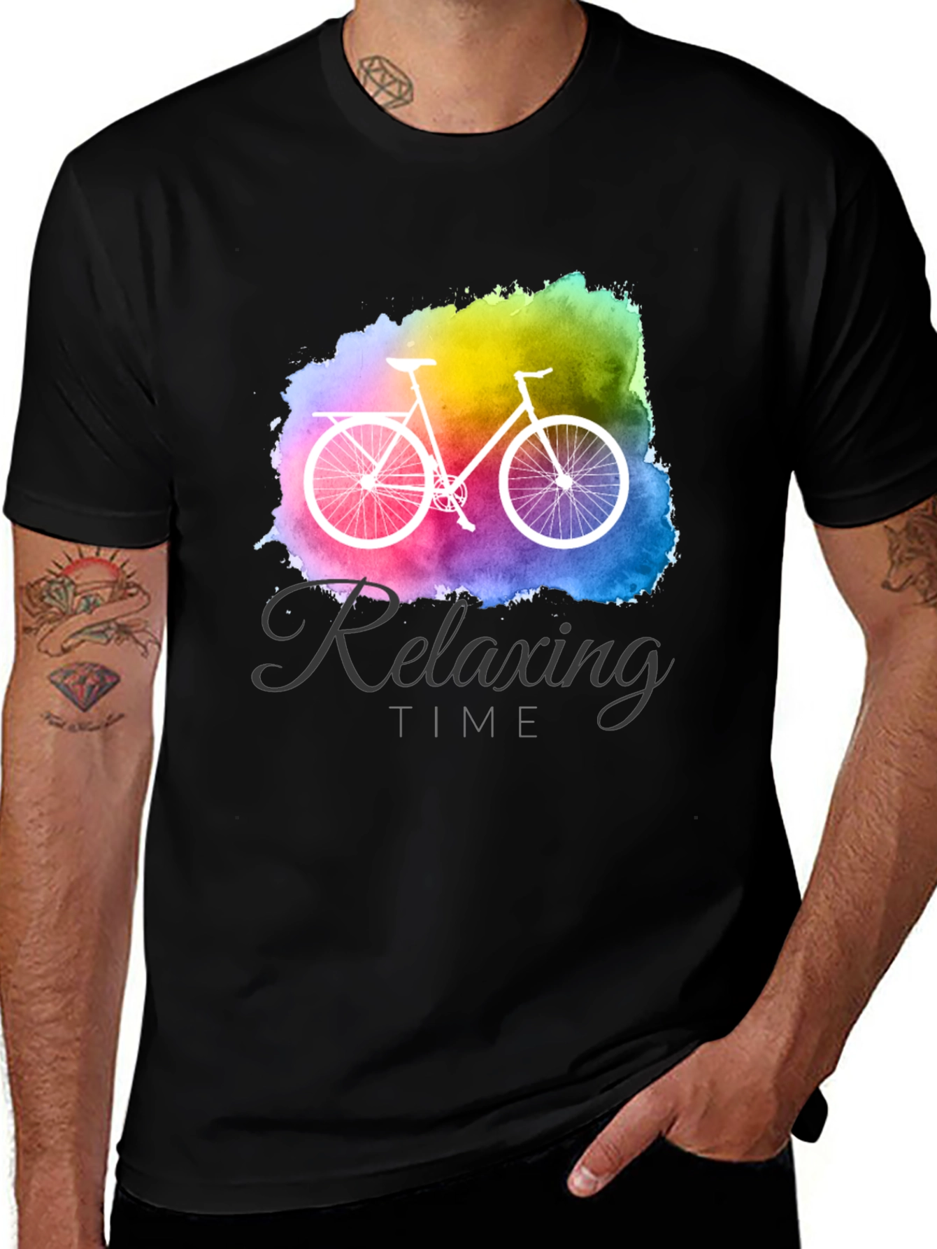 Relaxing Time Bike Graphic Tee