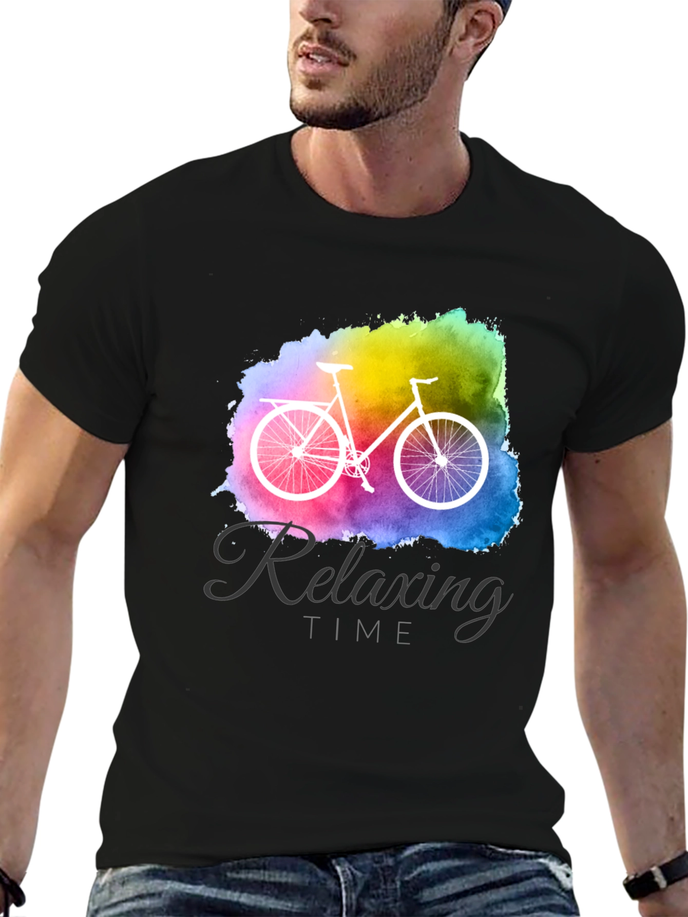 Relaxing Time Bike Graphic Tee