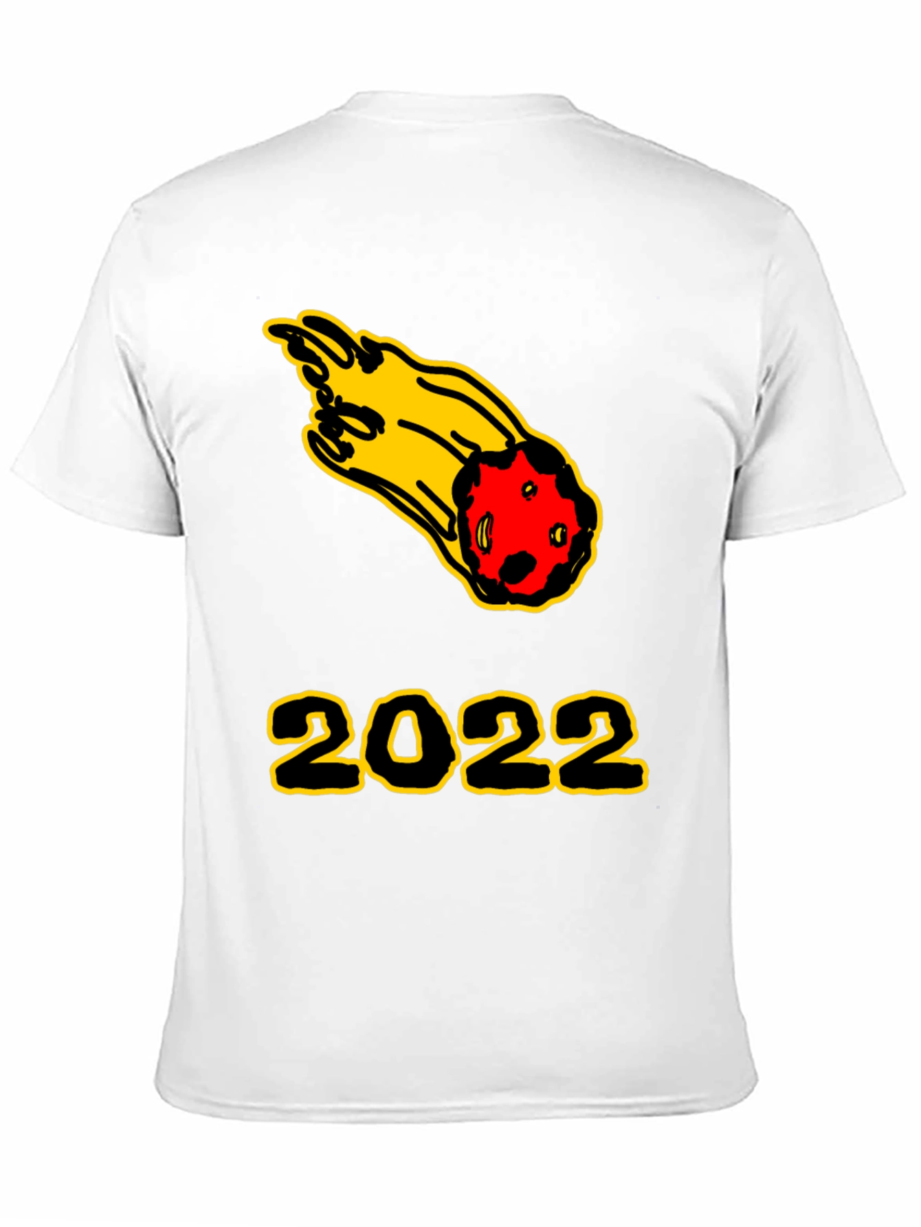 2022 Comet Graphic Tee - Black Cotton T-Shirt