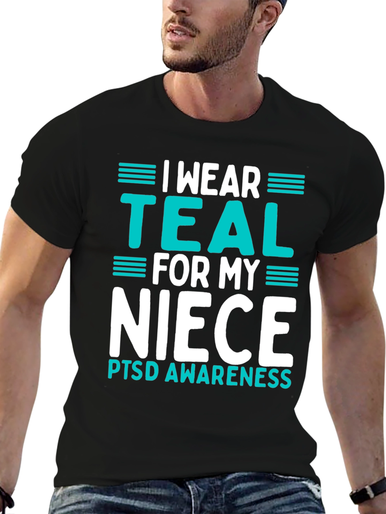 Teal for My Niece PTSD Awareness T-Shirt