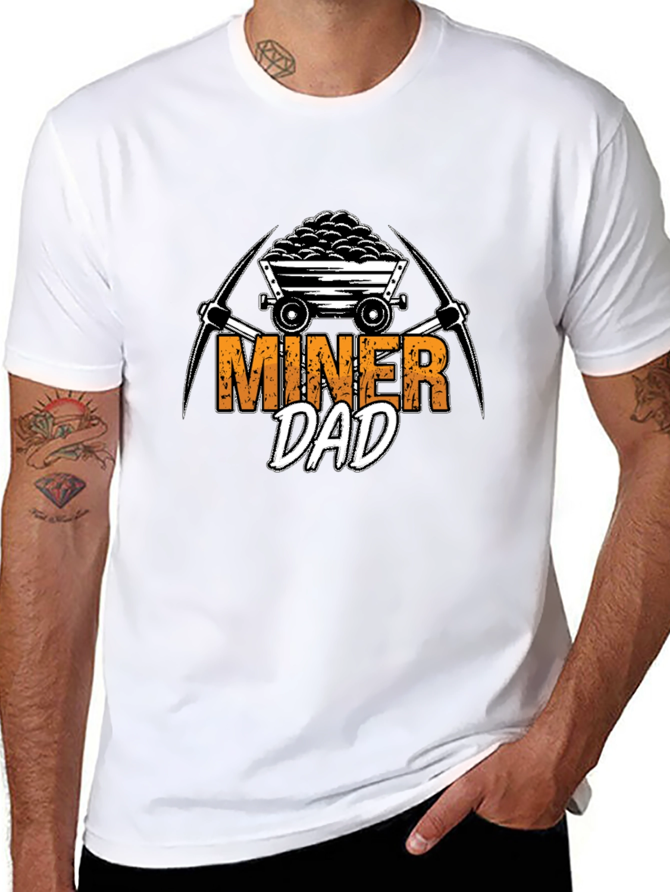 Miner Dad T-Shirt - Mining Father Tee