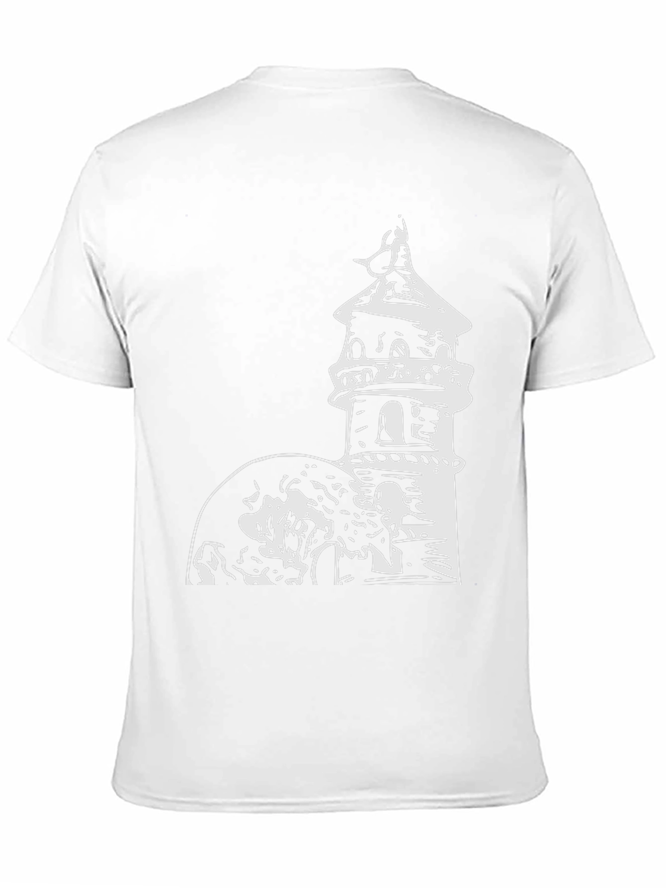 Tower Graphic Tee - Black Cotton Blend