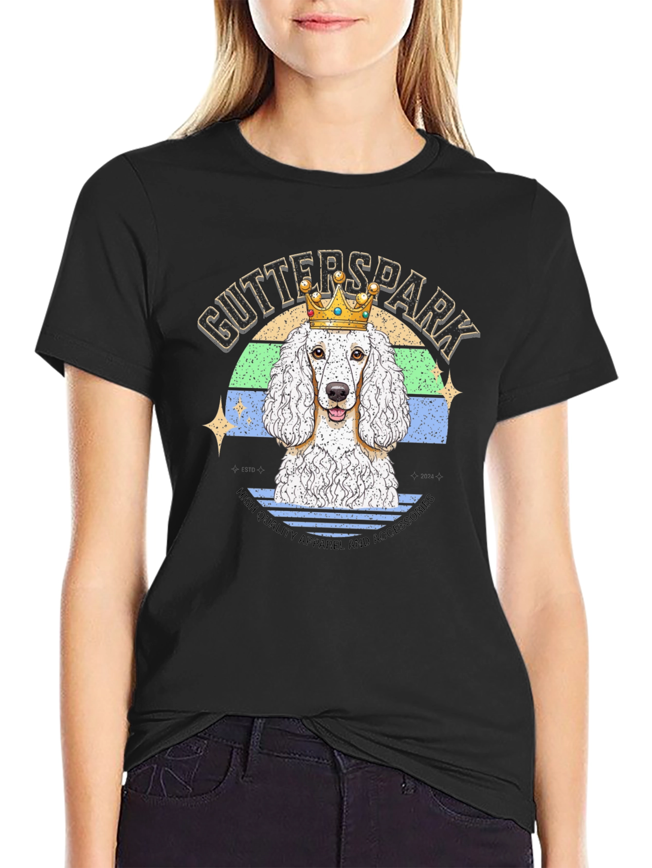 Gutterspark Poodle King T-Shirt